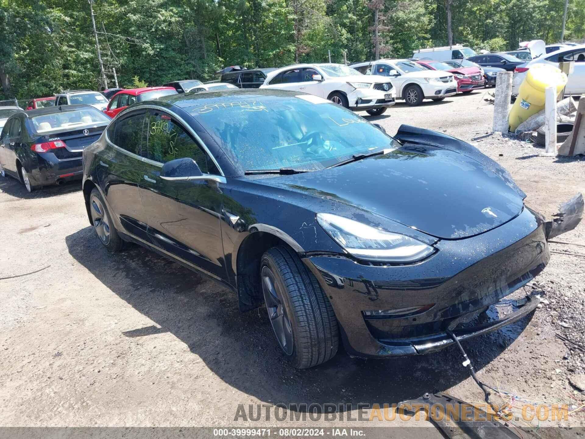 5YJ3E1EBXKF385554 TESLA MODEL 3 2019