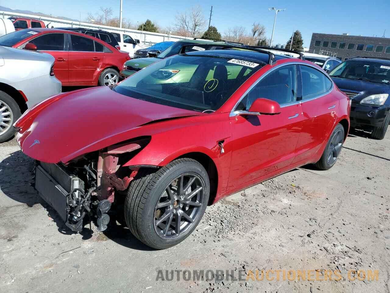 5YJ3E1EBXKF387207 TESLA MODEL 3 2019