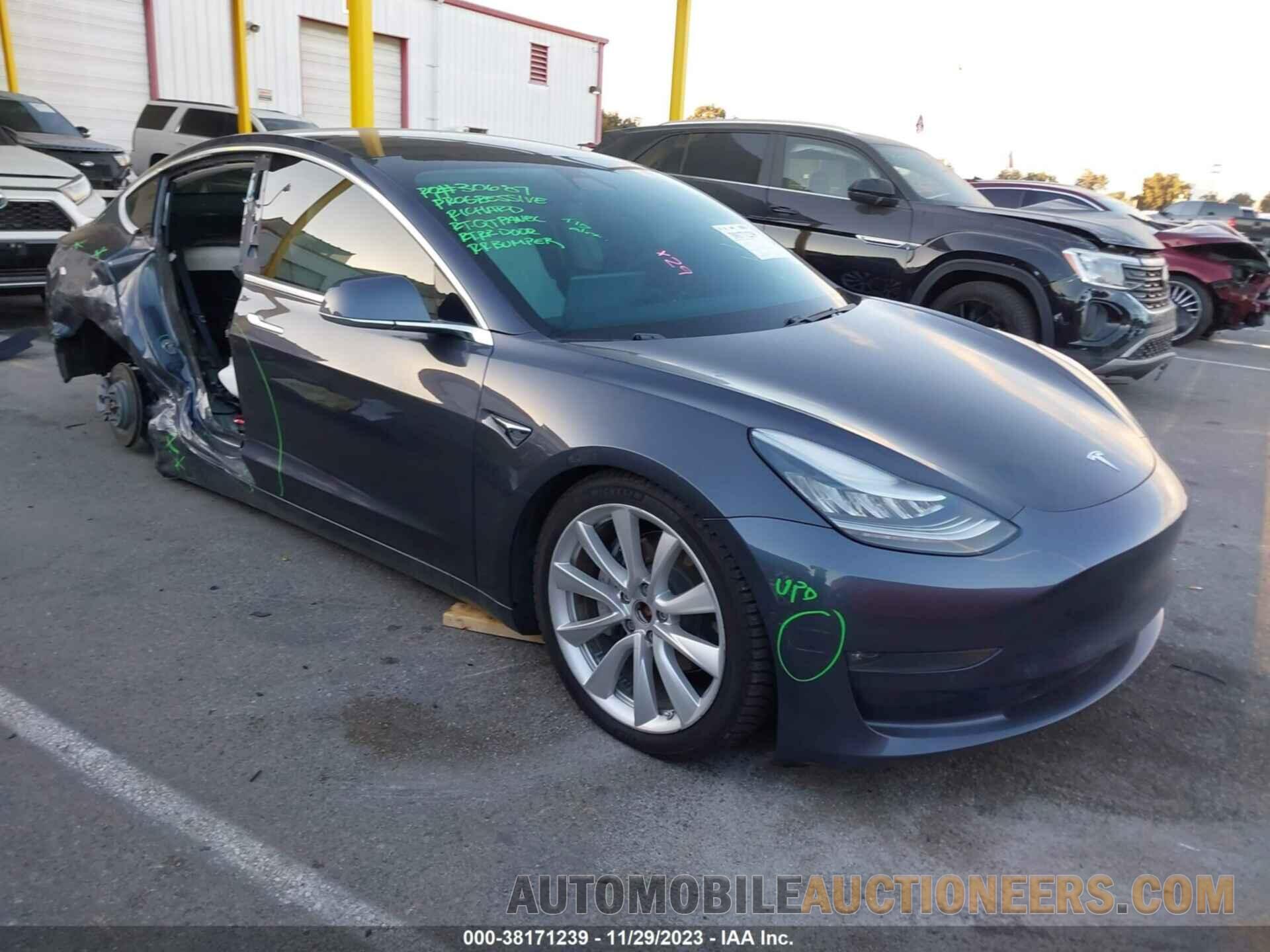 5YJ3E1EBXKF391600 TESLA MODEL 3 2019