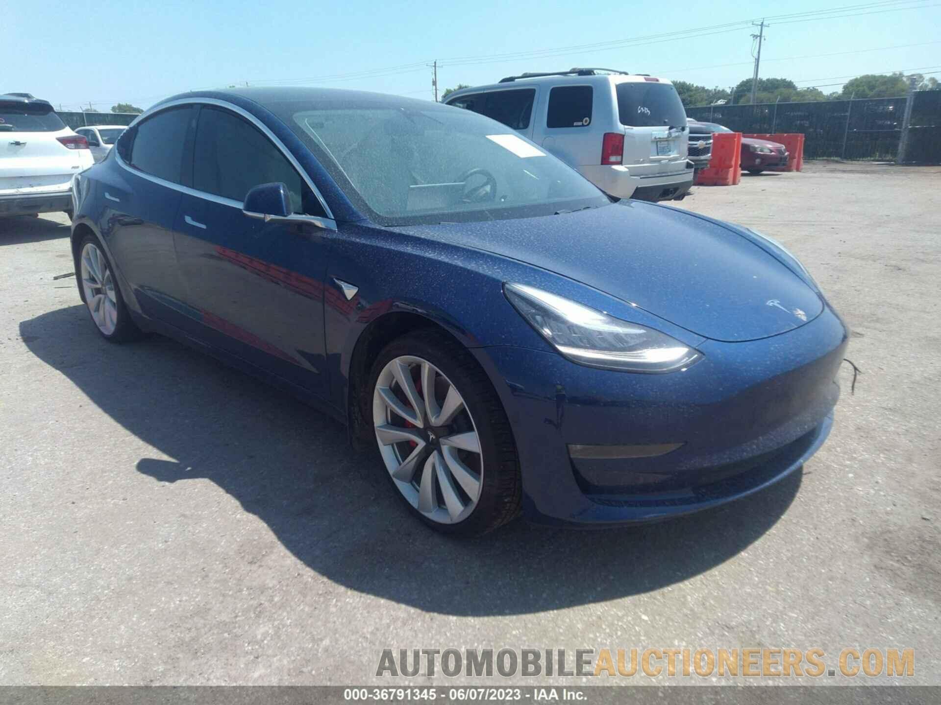 5YJ3E1EBXKF440357 TESLA MODEL 3 2019