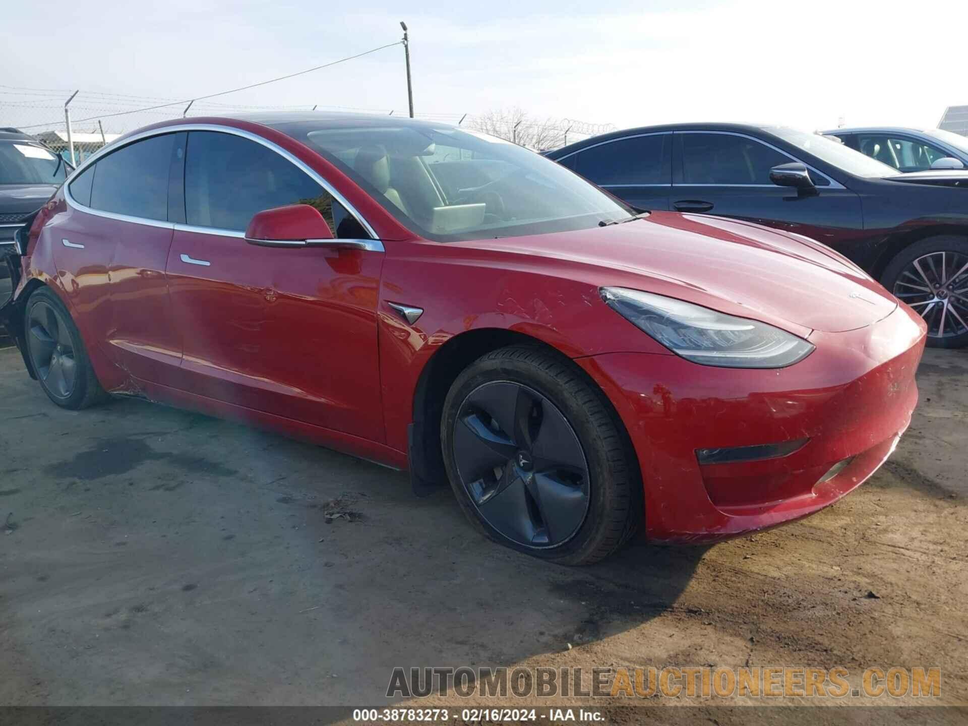 5YJ3E1EBXKF496766 TESLA MODEL 3 2019