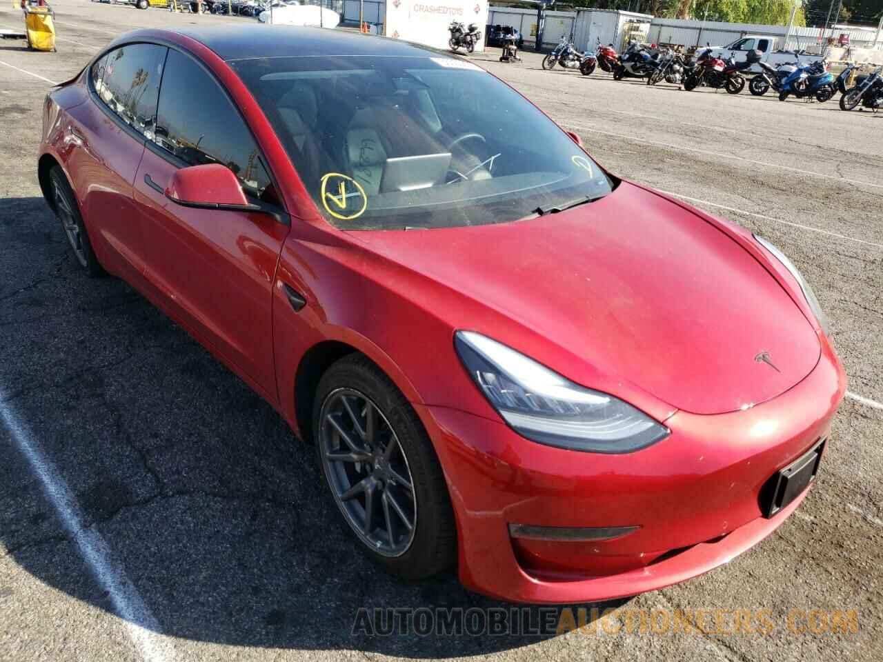 5YJ3E1EBXLF710737 TESLA MODEL 3 2020