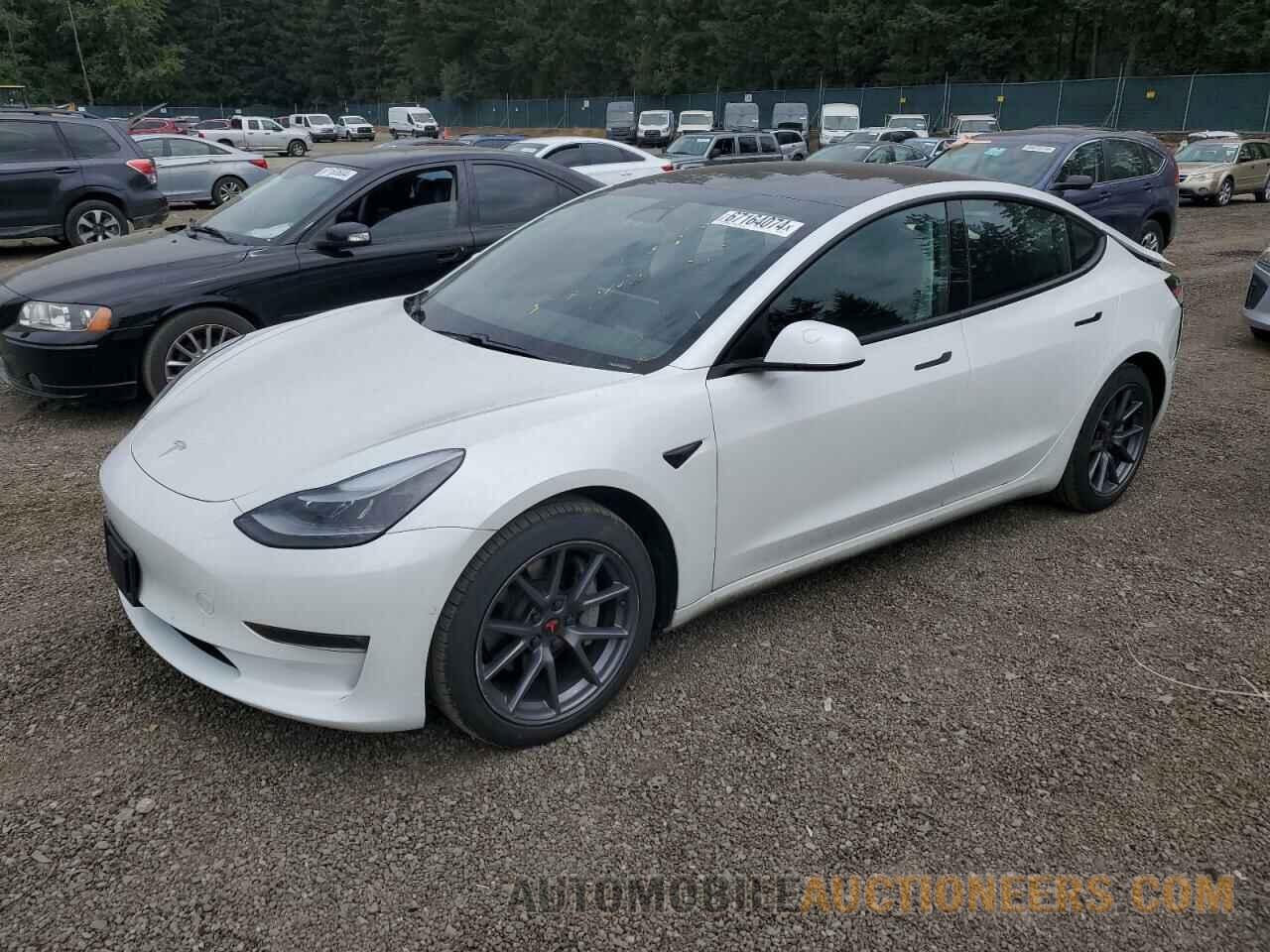 5YJ3E1EBXMF002442 TESLA MODEL 3 2021