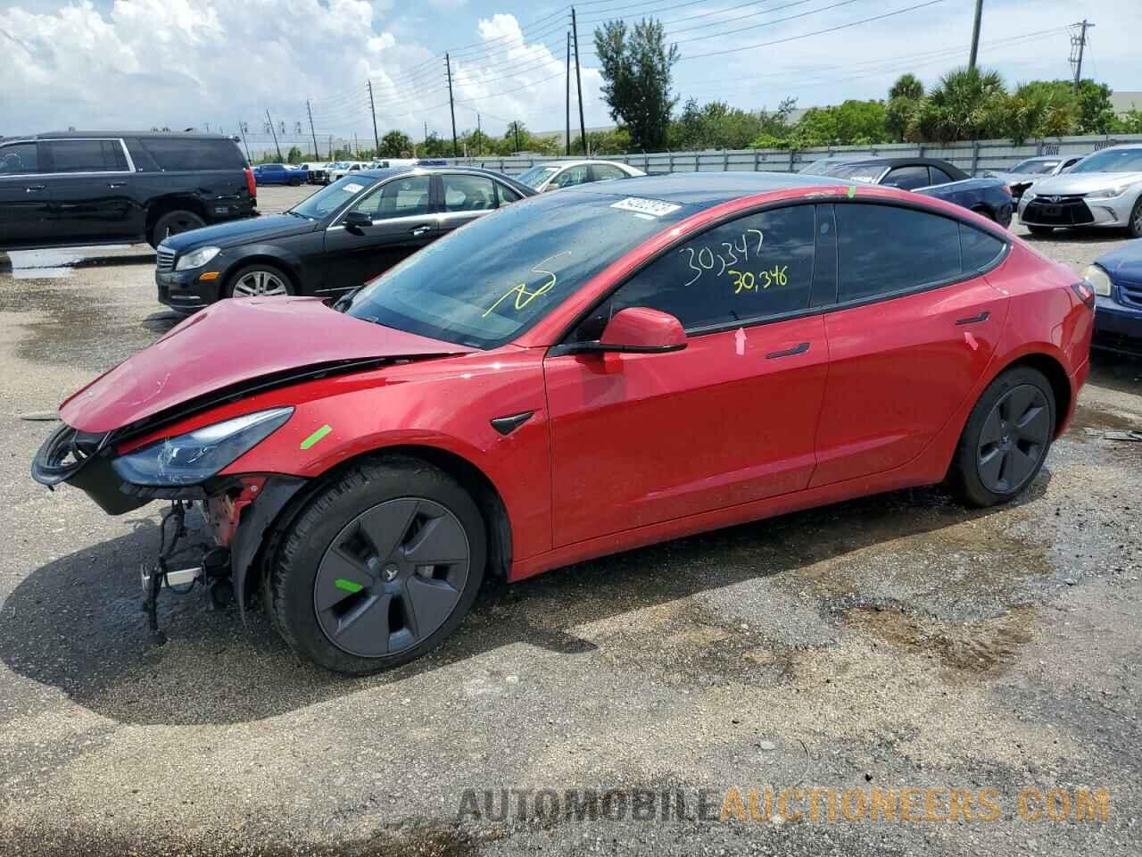 5YJ3E1EBXMF085502 TESLA MODEL 3 2021