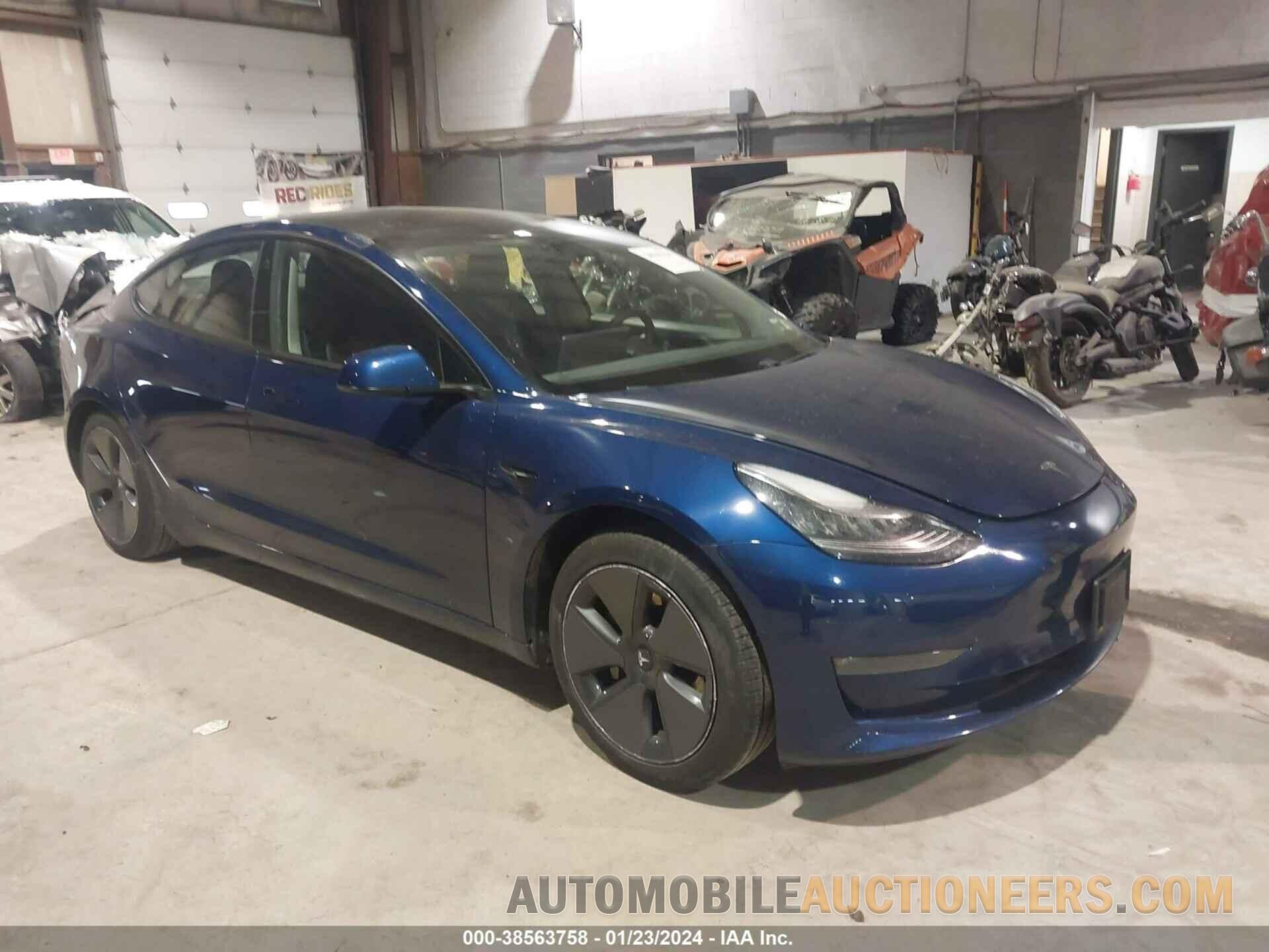 5YJ3E1EBXMF836811 TESLA MODEL 3 2021