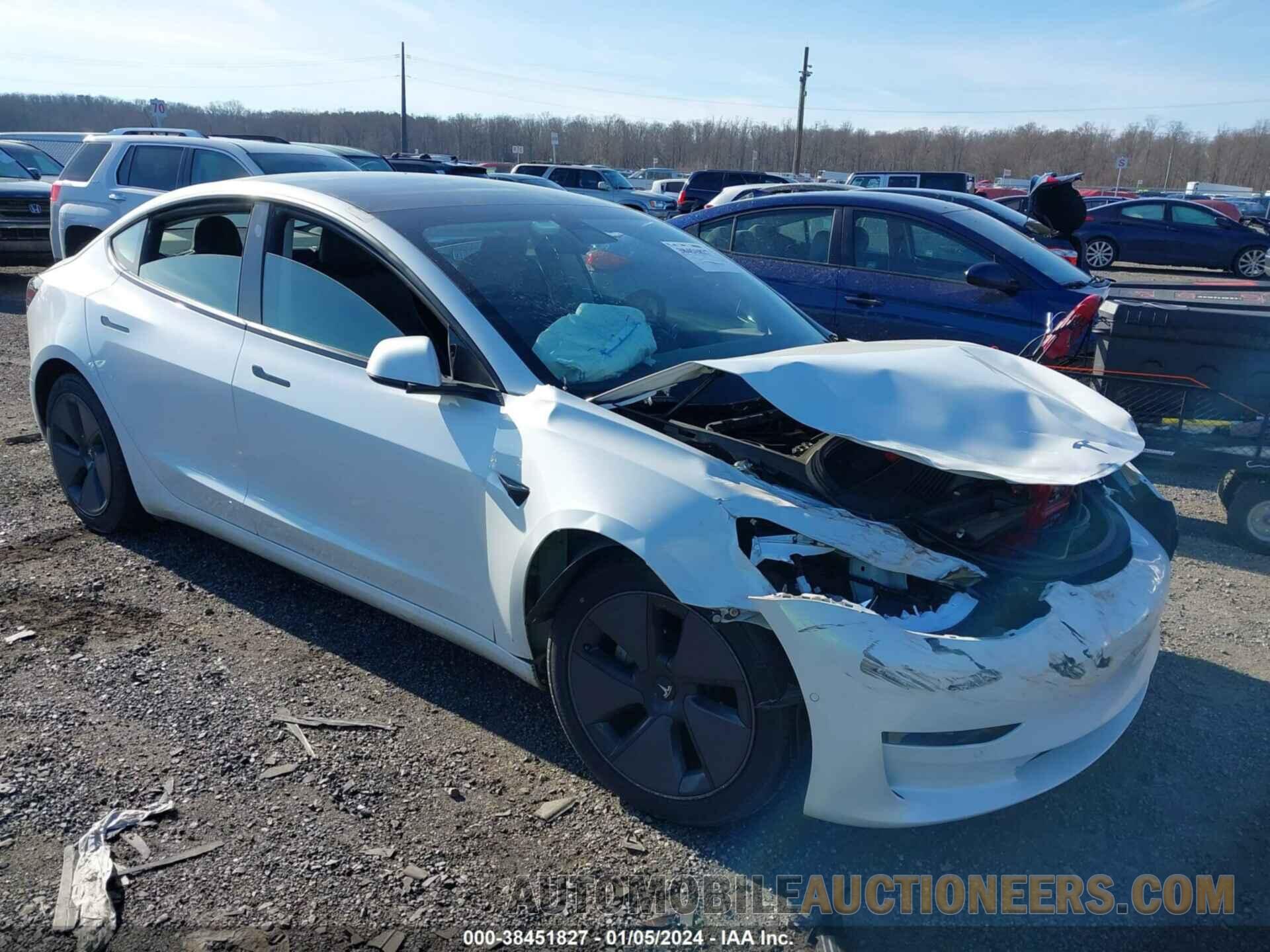 5YJ3E1EBXMF849333 TESLA MODEL 3 2021