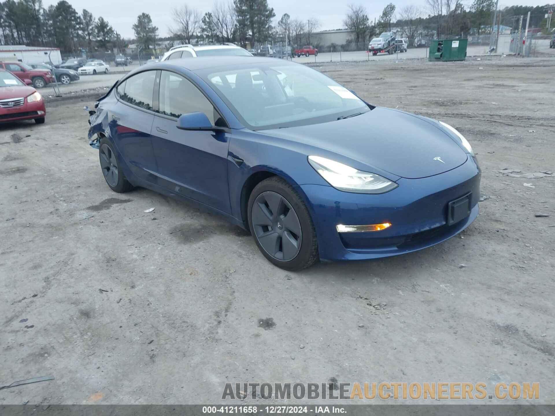 5YJ3E1EBXMF853236 TESLA MODEL 3 2021