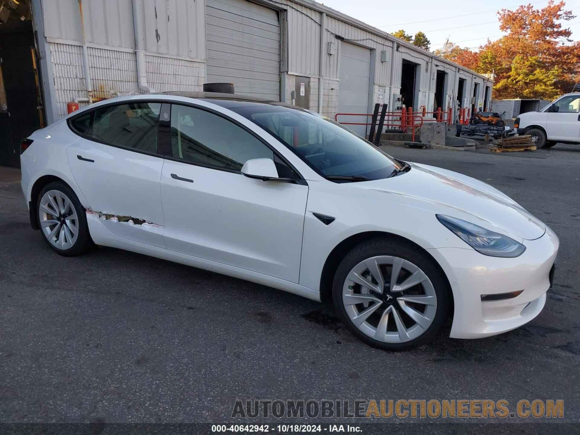 5YJ3E1EBXMF855729 TESLA MODEL 3 2021