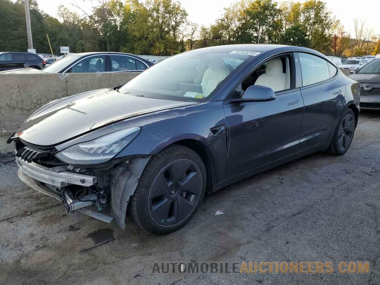 5YJ3E1EBXMF860073 TESLA MODEL 3 2021