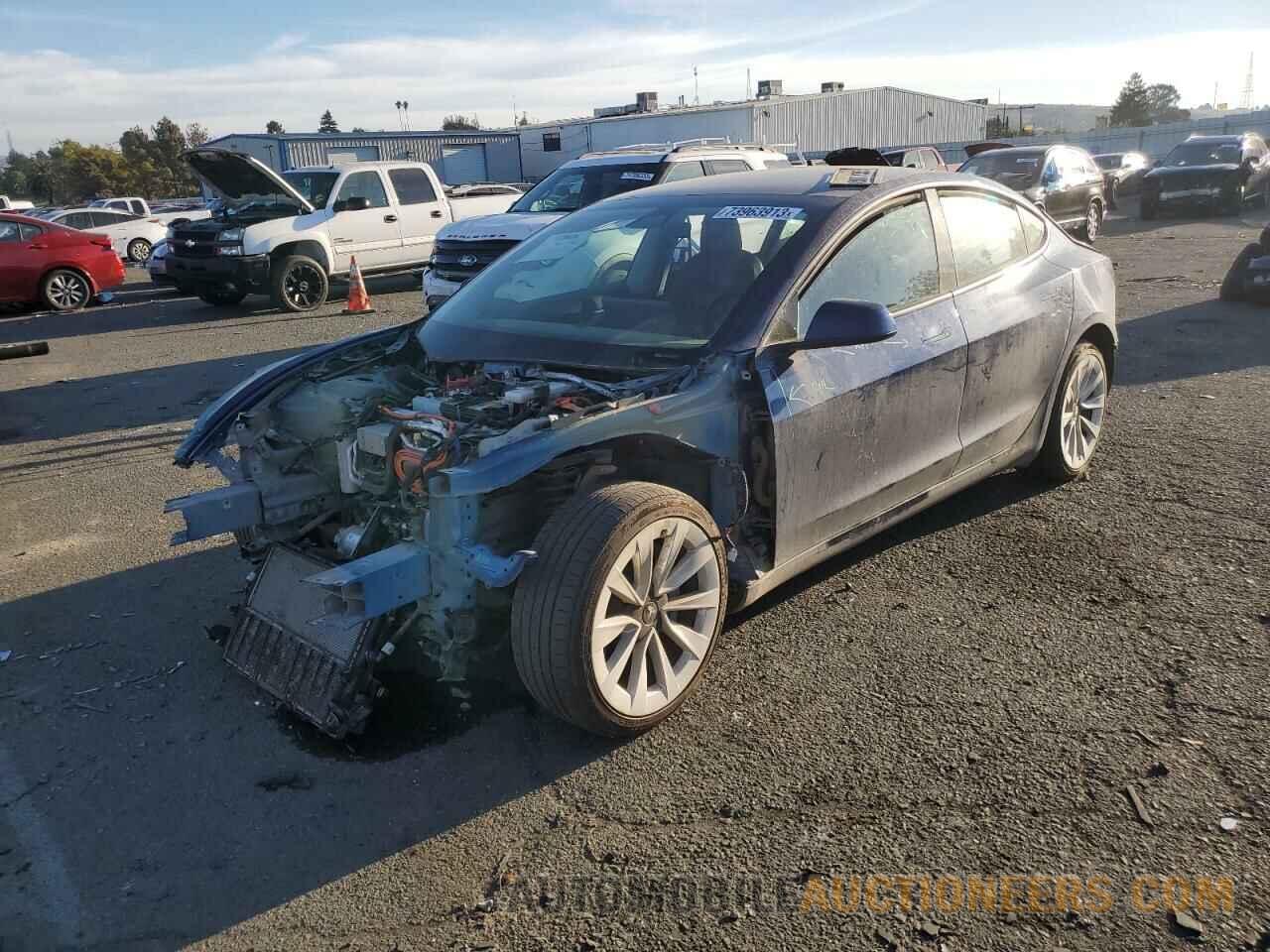 5YJ3E1EBXMF879870 TESLA MODEL 3 2021