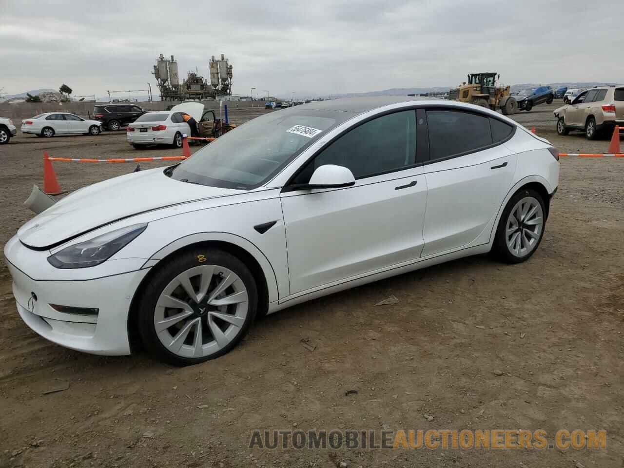 5YJ3E1EBXMF902922 TESLA MODEL 3 2021