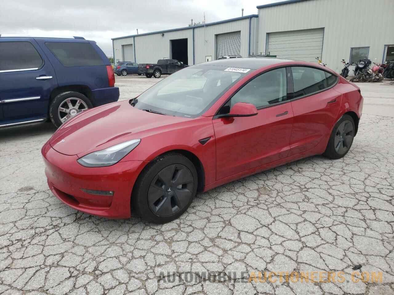 5YJ3E1EBXMF906551 TESLA MODEL 3 2021