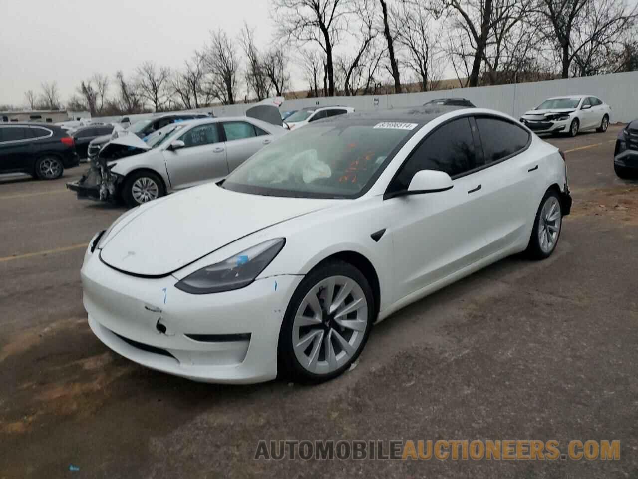 5YJ3E1EBXMF906758 TESLA MODEL 3 2021