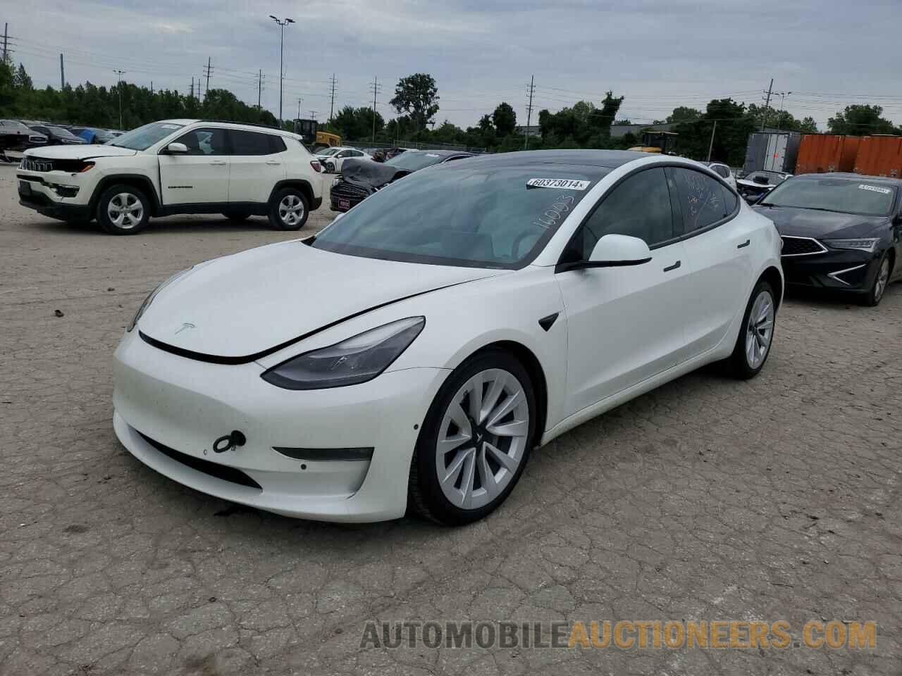 5YJ3E1EBXMF924984 TESLA MODEL 3 2021