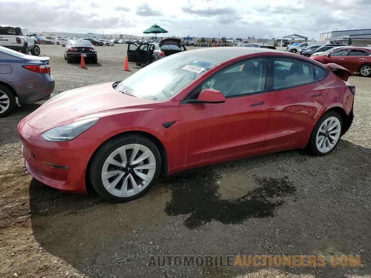 5YJ3E1EBXMF927707 TESLA MODEL 3 2021