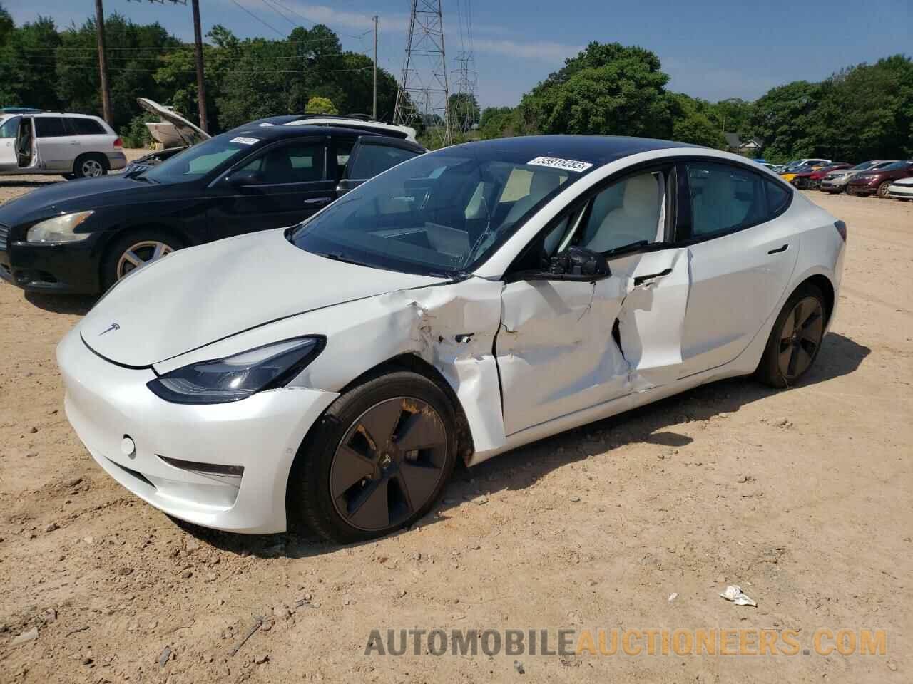 5YJ3E1EBXMF993044 TESLA MODEL 3 2021