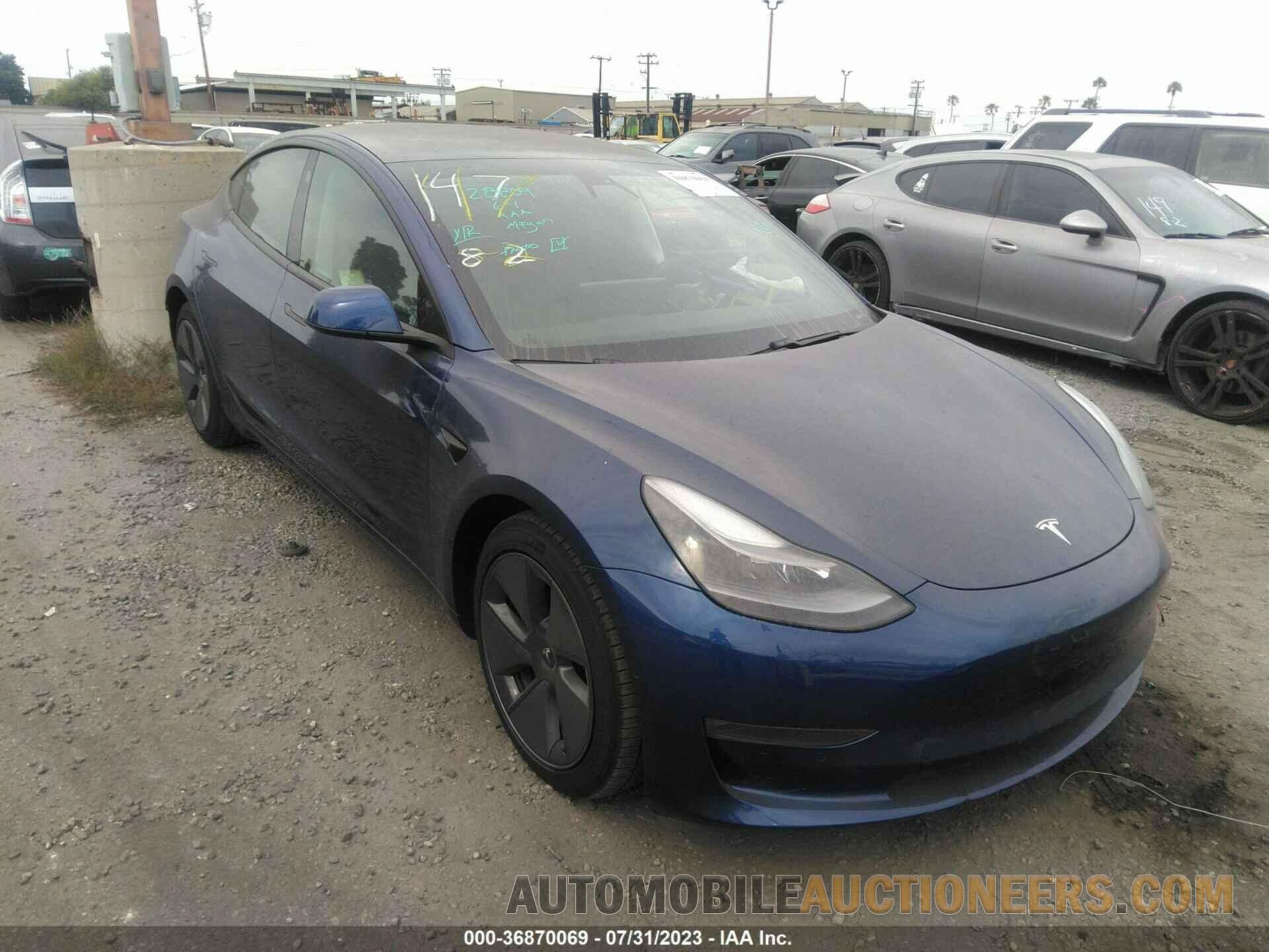 5YJ3E1EBXMF995733 TESLA MODEL 3 2021