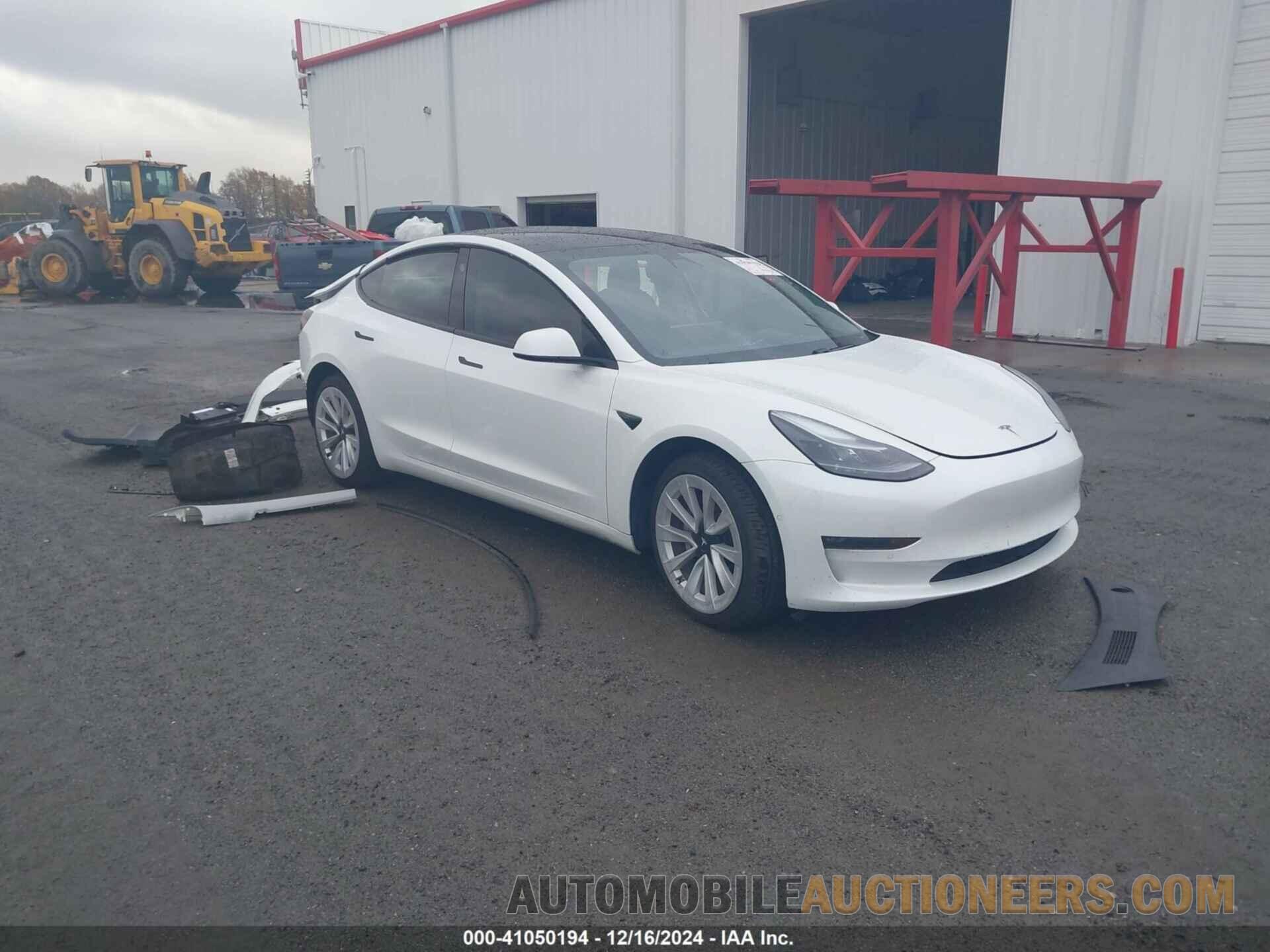 5YJ3E1EBXMF999202 TESLA MODEL 3 2021