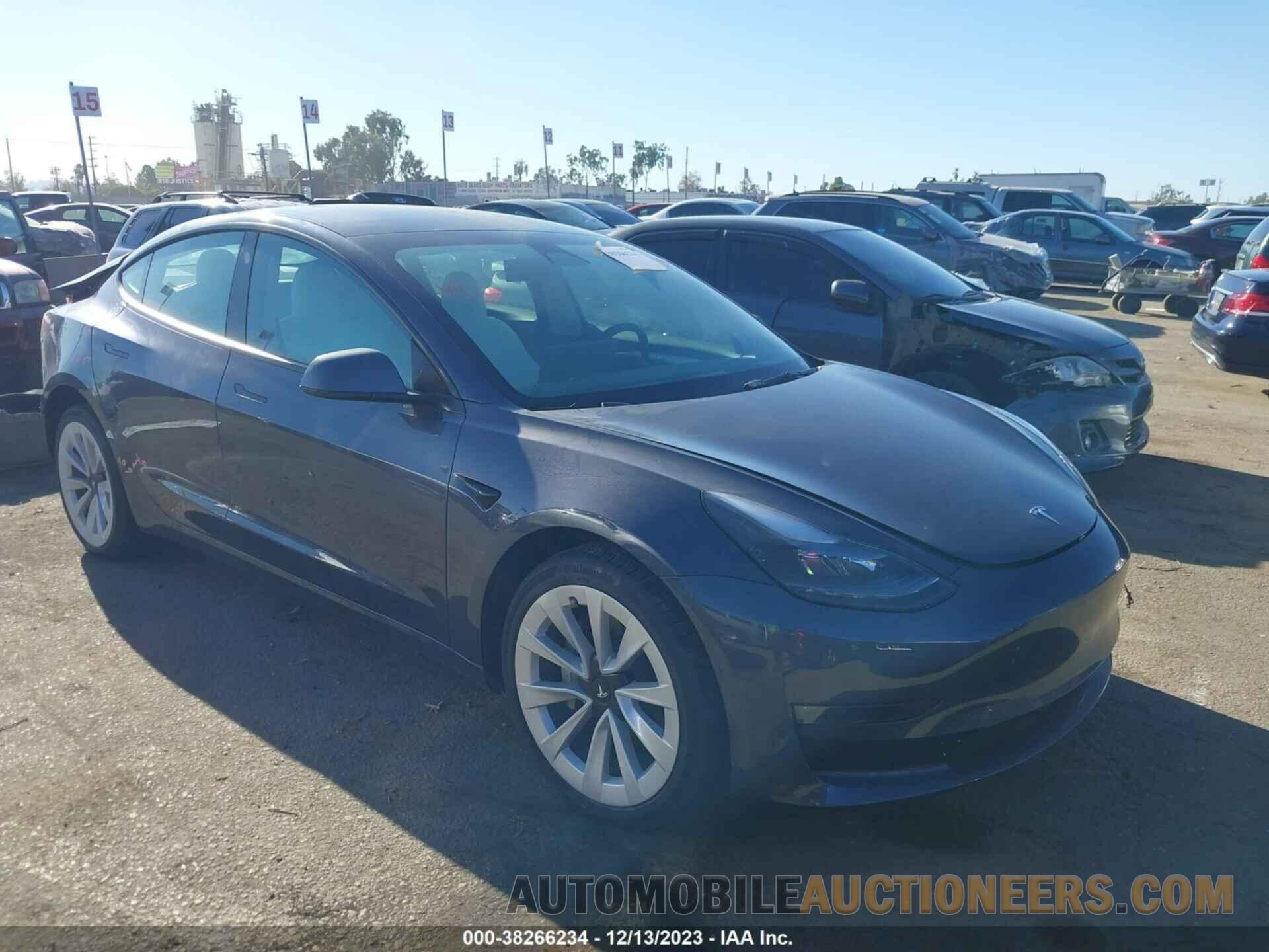 5YJ3E1EBXNF142587 TESLA MODEL 3 2022