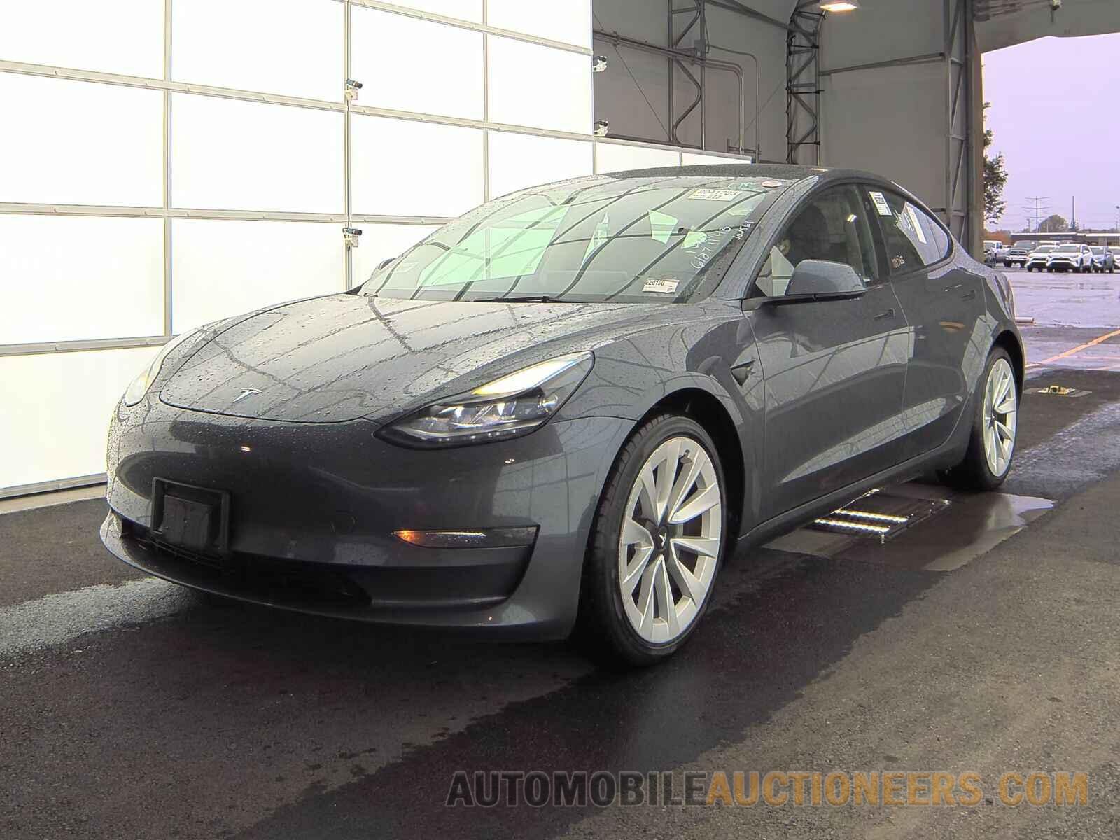 5YJ3E1EBXNF143321 Tesla Model 3 2022