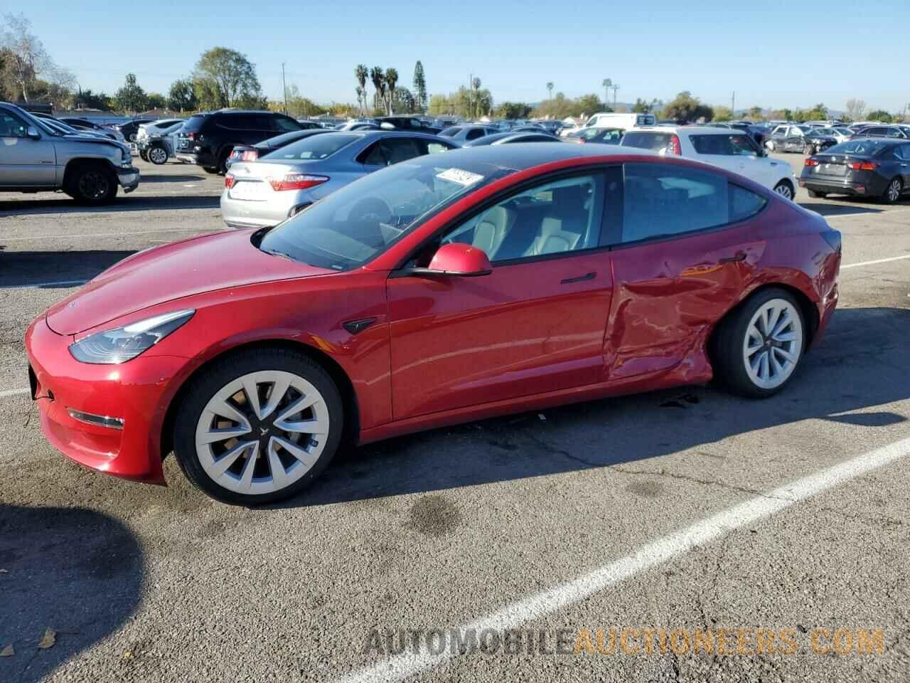 5YJ3E1EBXNF145179 TESLA MODEL 3 2022