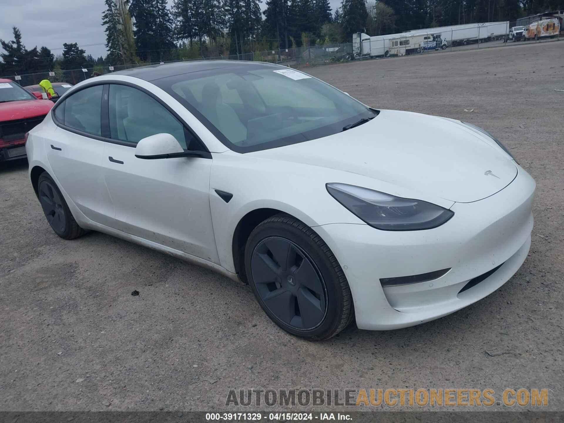 5YJ3E1EBXNF153640 TESLA MODEL 3 2022