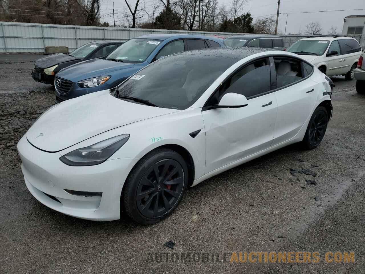 5YJ3E1EBXNF153895 TESLA MODEL 3 2022