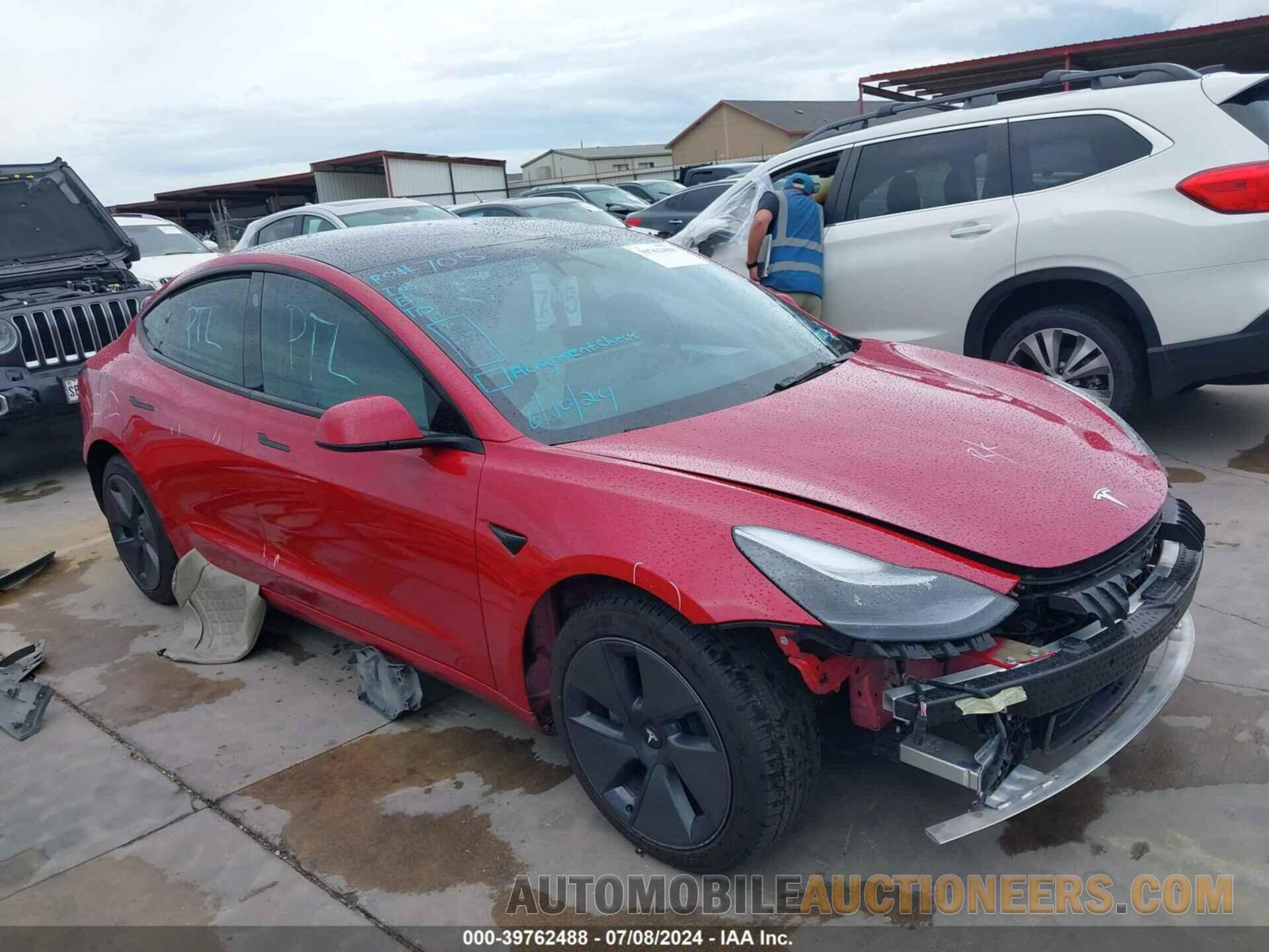 5YJ3E1EBXNF155968 TESLA MODEL 3 2022