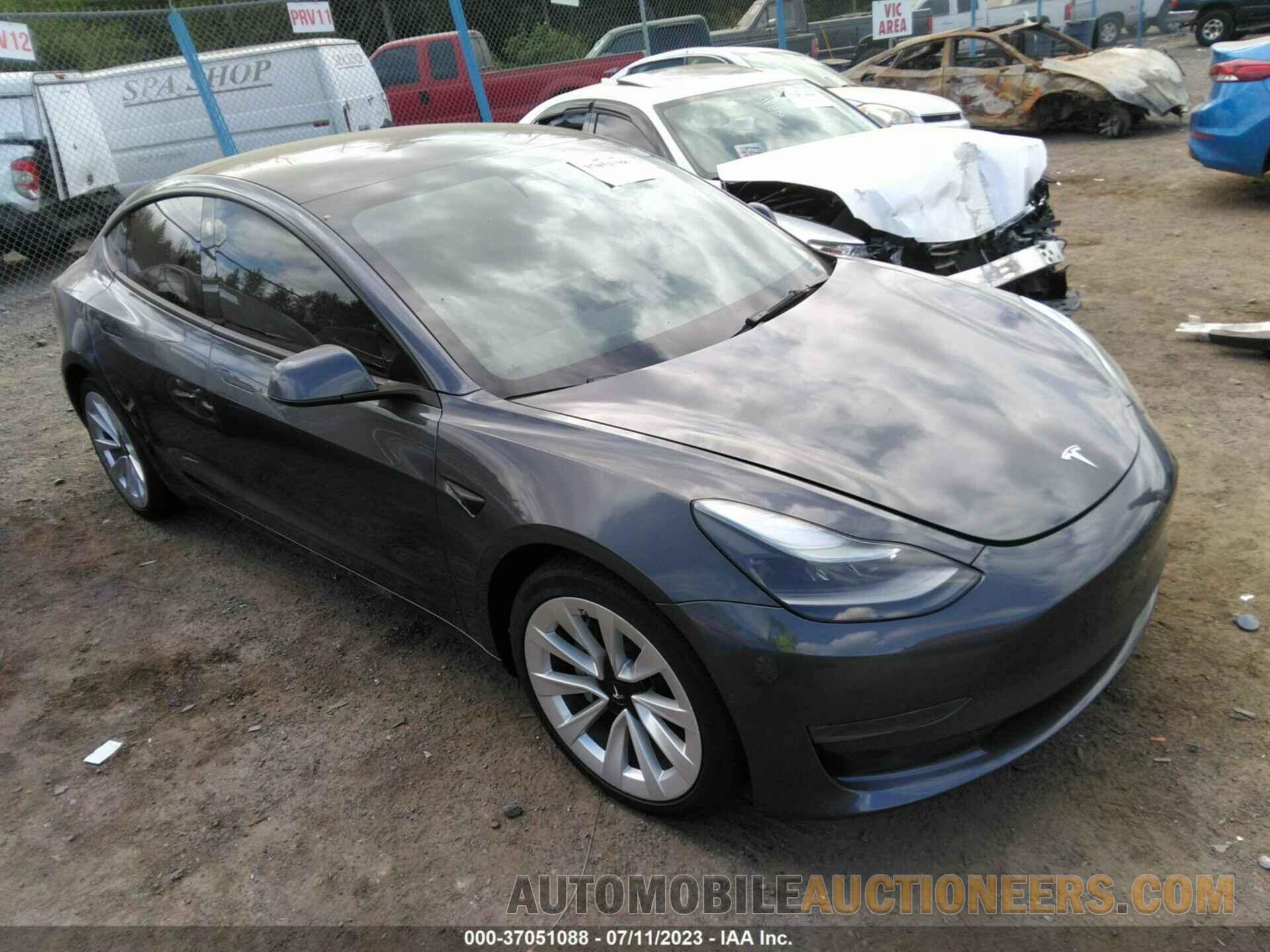 5YJ3E1EBXNF163942 TESLA MODEL 3 2022