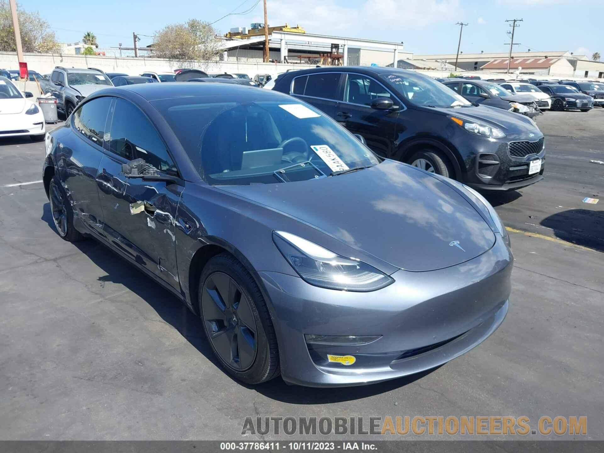 5YJ3E1EBXNF164766 TESLA MODEL 3 2022