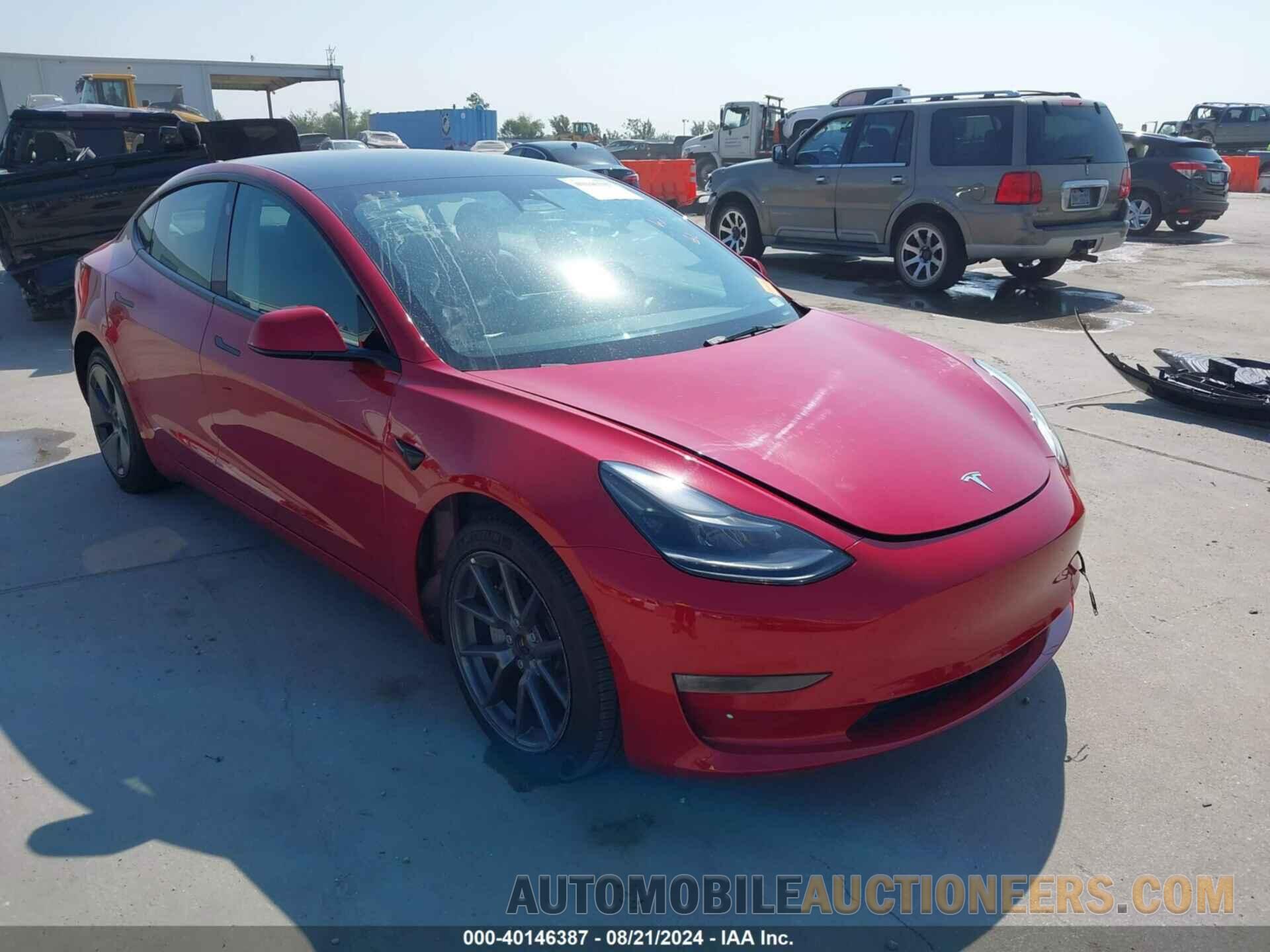 5YJ3E1EBXNF169708 TESLA MODEL 3 2022