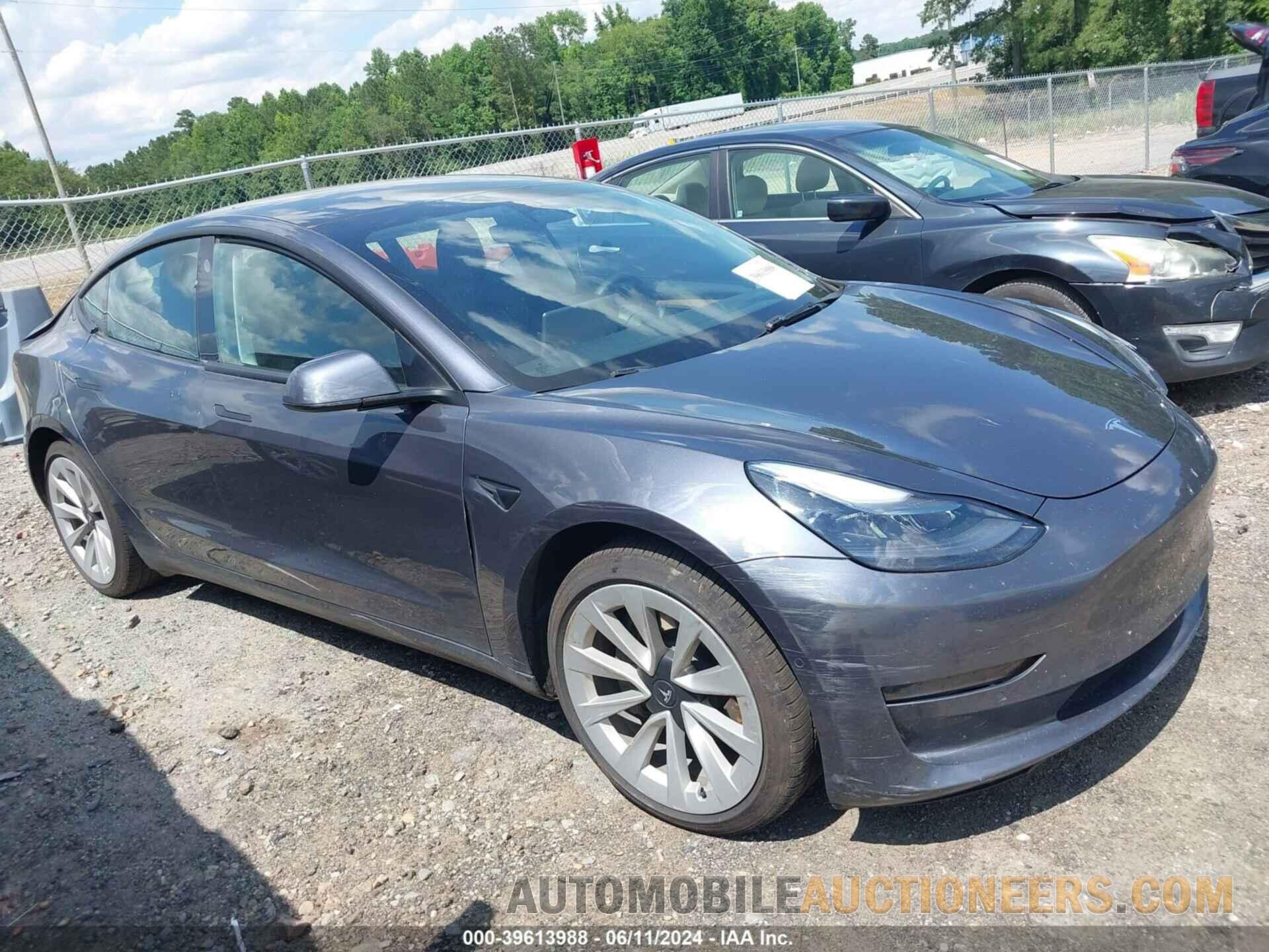 5YJ3E1EBXNF173709 TESLA MODEL 3 2022