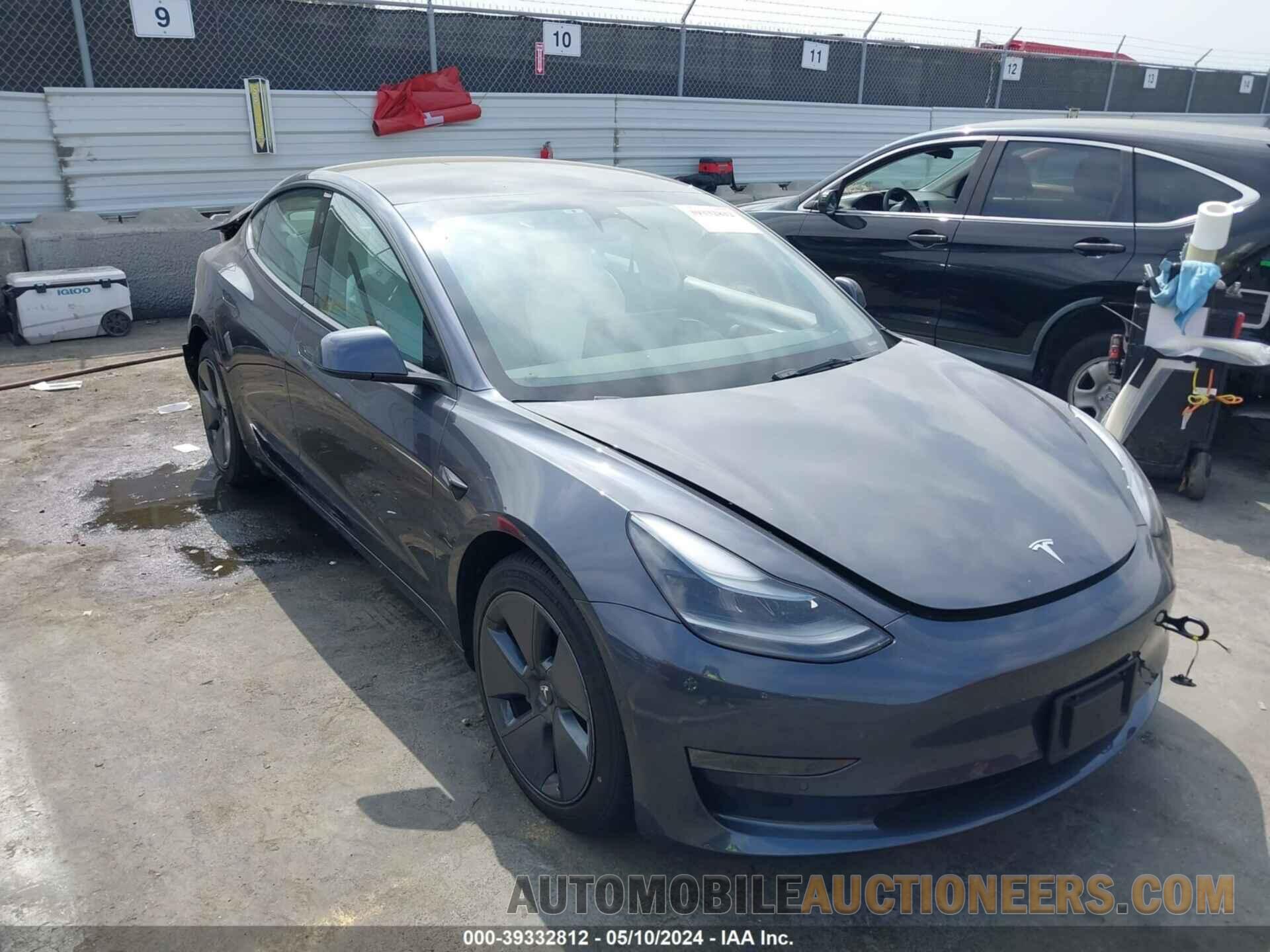 5YJ3E1EBXNF179882 TESLA MODEL 3 2022