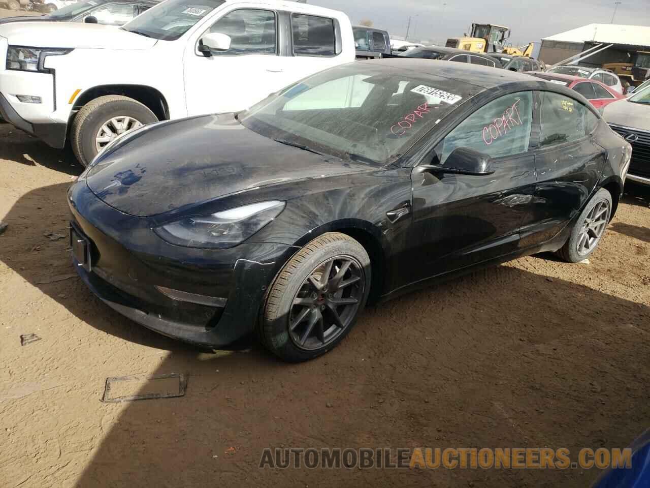 5YJ3E1EBXNF185505 TESLA MODEL 3 2022