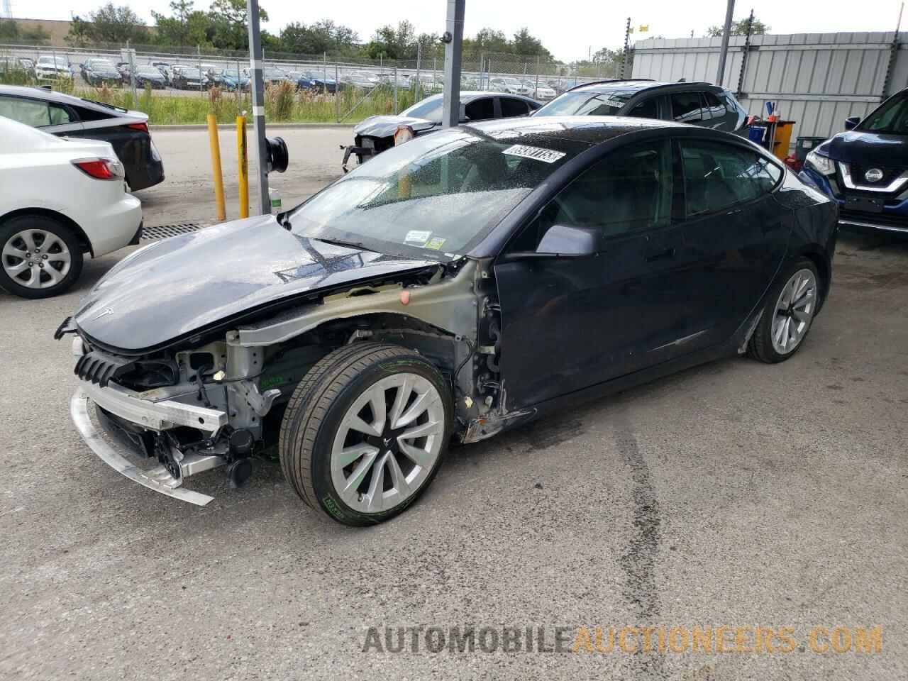 5YJ3E1EBXNF186086 TESLA MODEL 3 2022