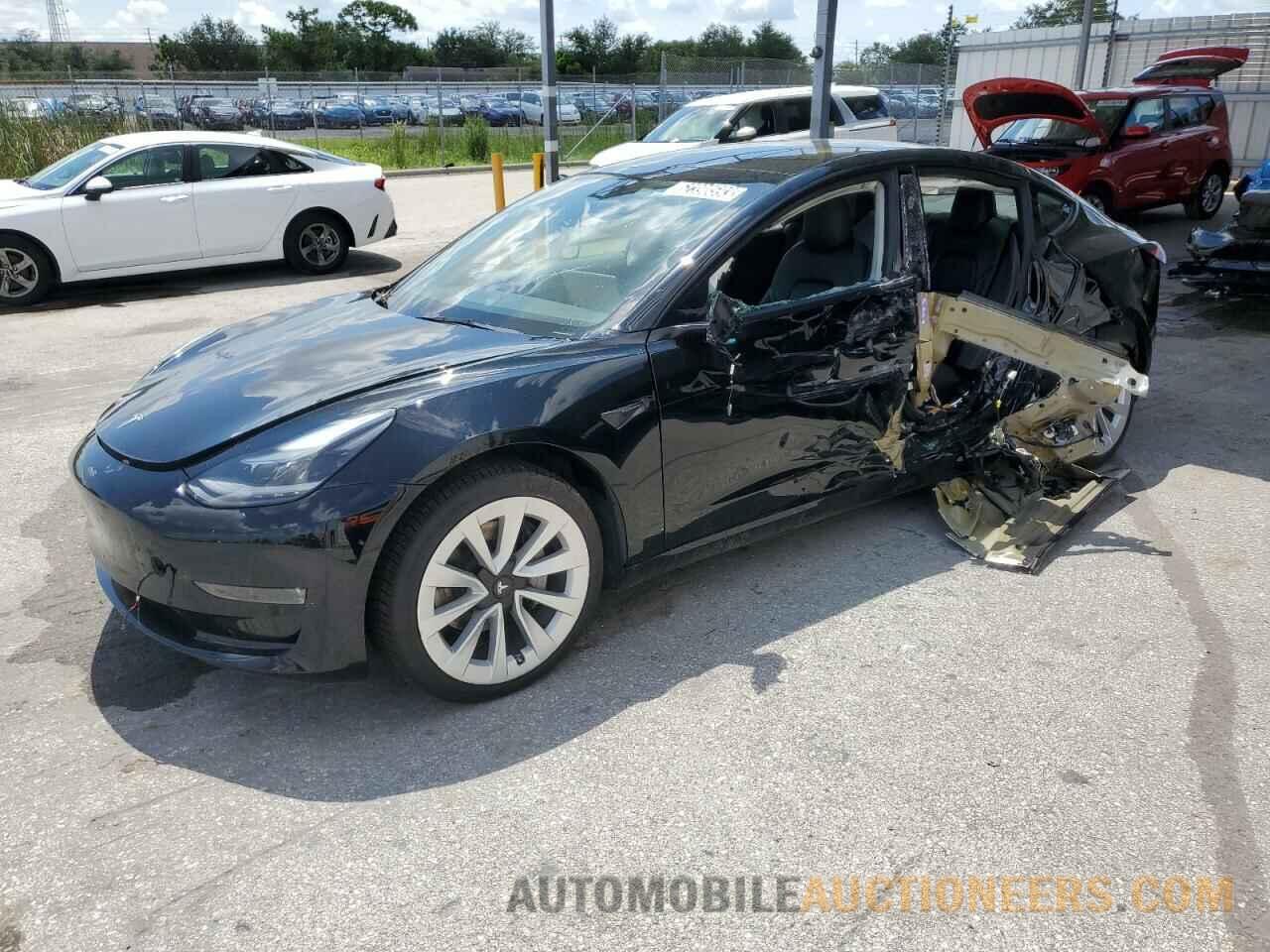 5YJ3E1EBXNF188579 TESLA MODEL 3 2022