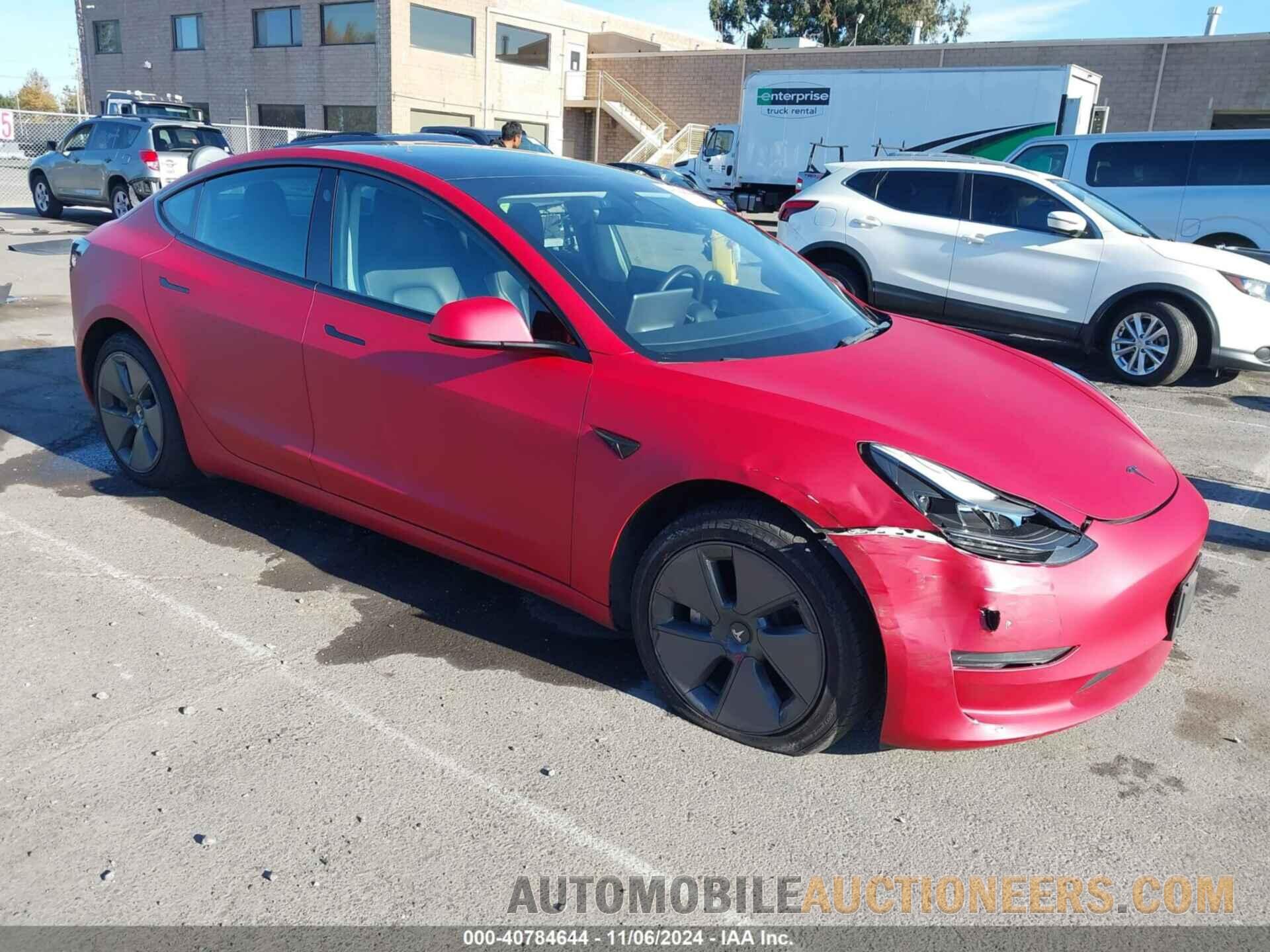 5YJ3E1EBXNF190963 TESLA MODEL 3 2022