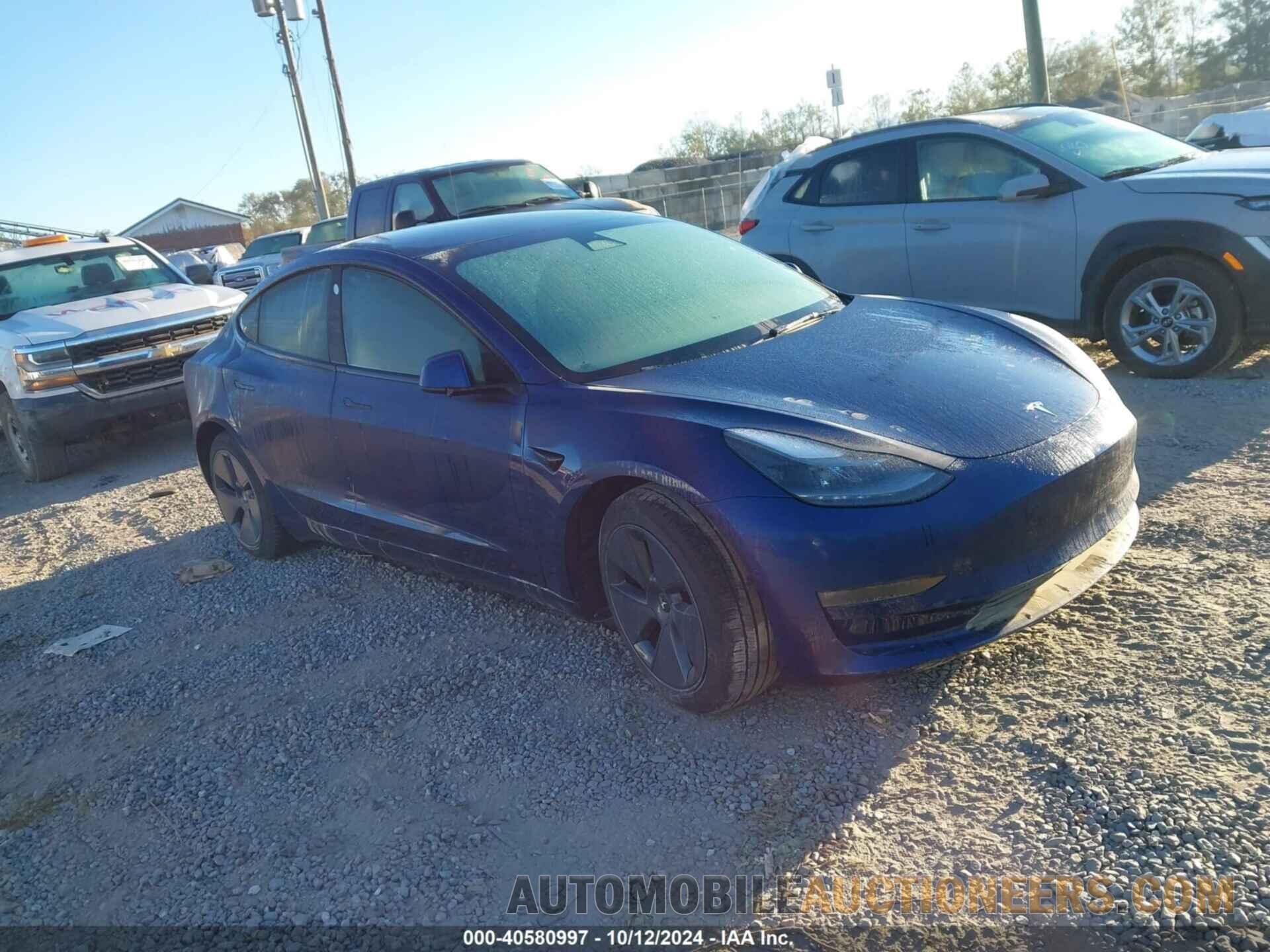 5YJ3E1EBXNF192714 TESLA MODEL 3 2022