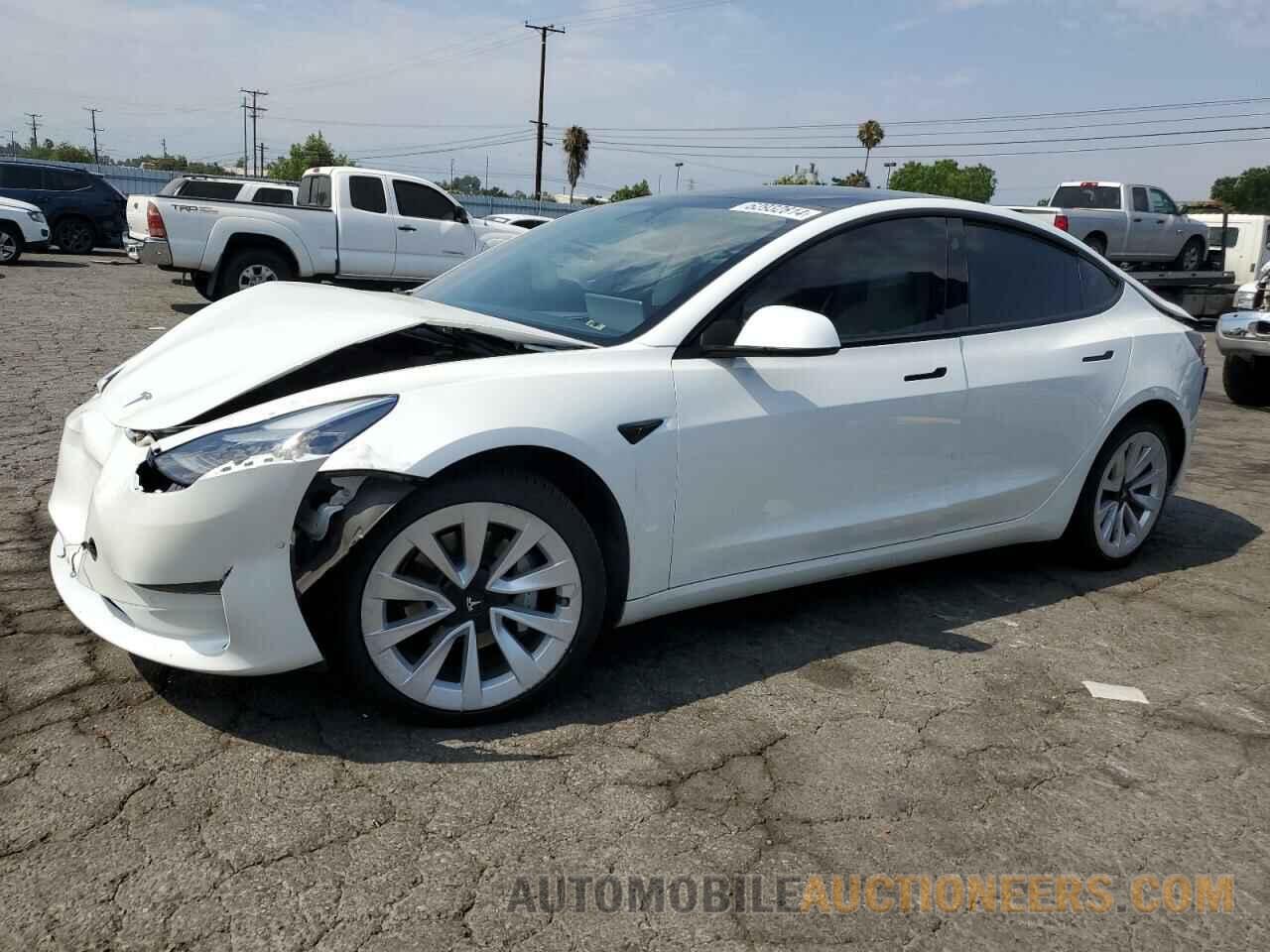 5YJ3E1EBXNF197346 TESLA MODEL 3 2022