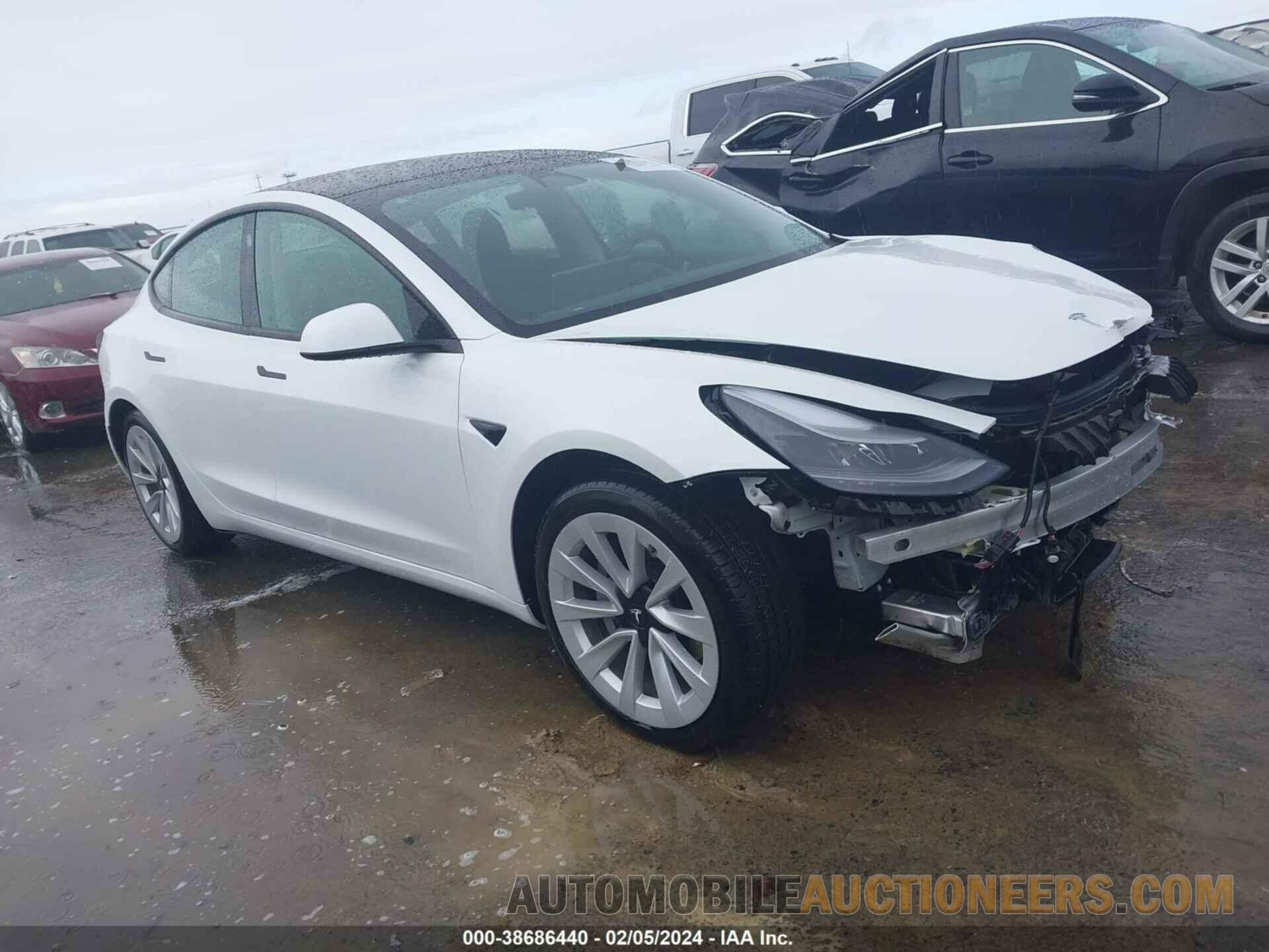 5YJ3E1EBXNF202304 TESLA MODEL 3 2022