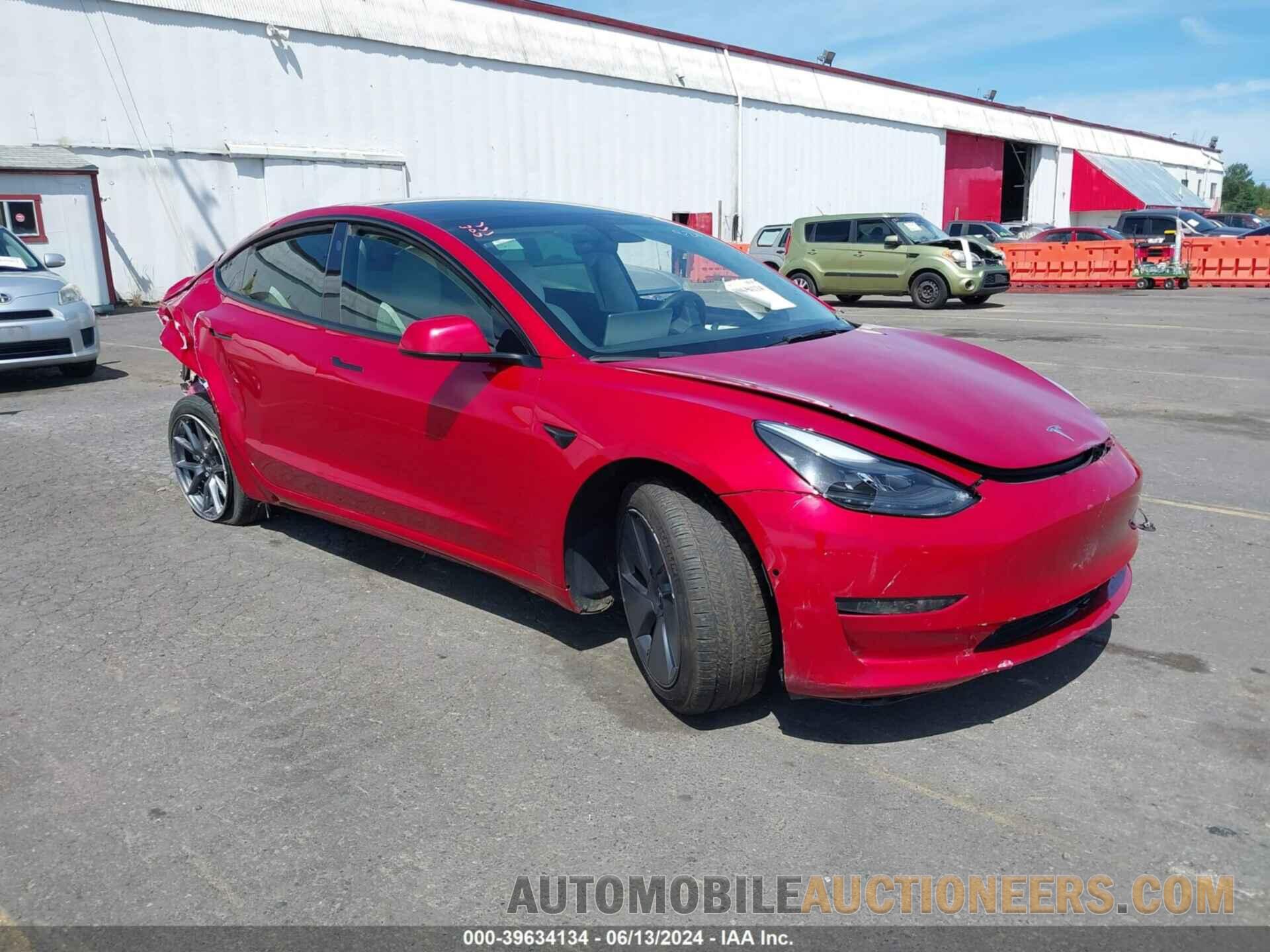 5YJ3E1EBXNF205624 TESLA MODEL 3 2022