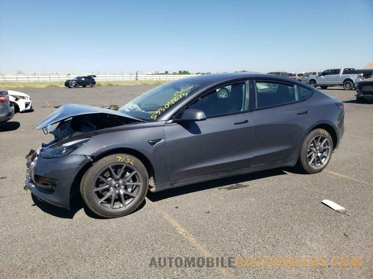 5YJ3E1EBXNF205820 TESLA MODEL 3 2022