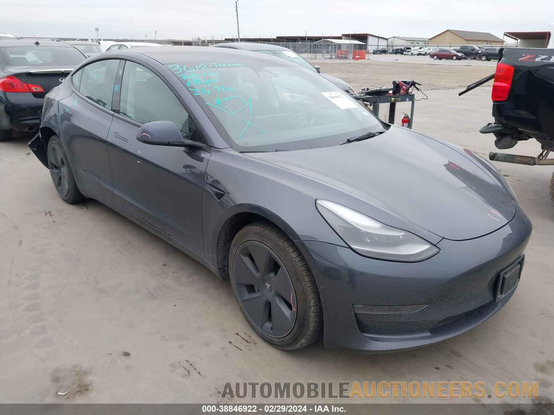 5YJ3E1EBXNF206790 TESLA MODEL 3 2022