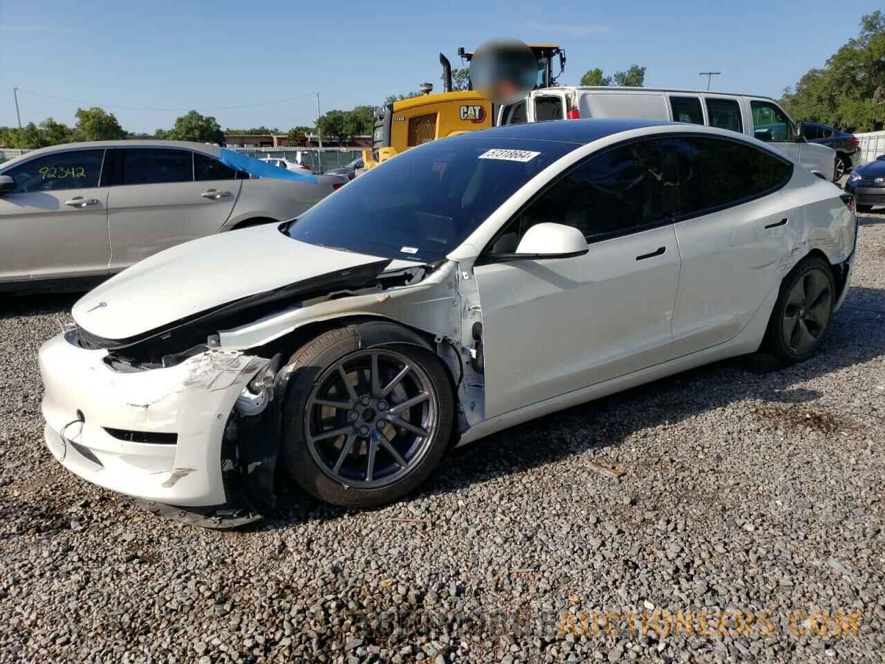 5YJ3E1EBXNF221581 TESLA MODEL 3 2022