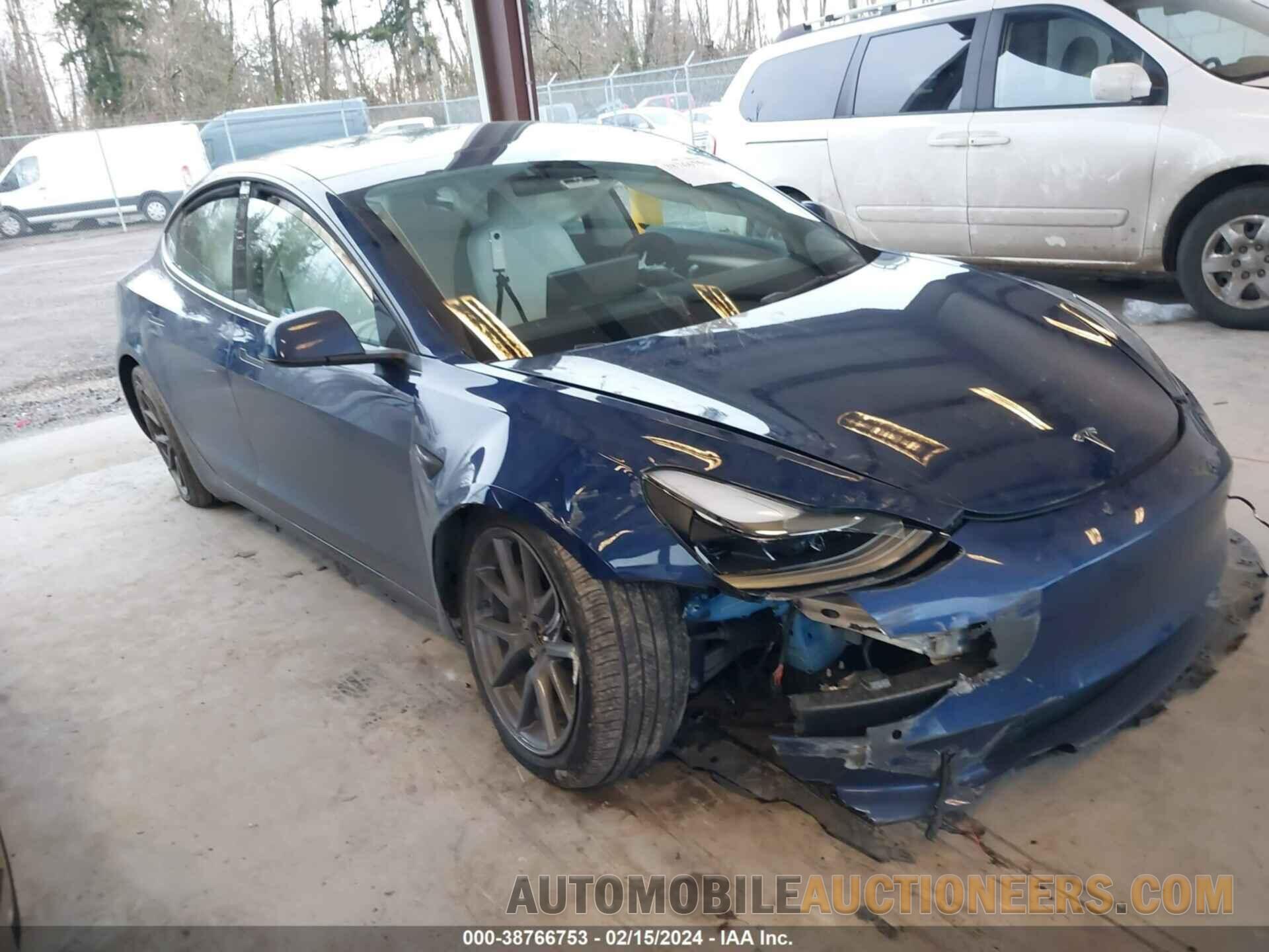 5YJ3E1EBXNF233133 TESLA MODEL 3 2022