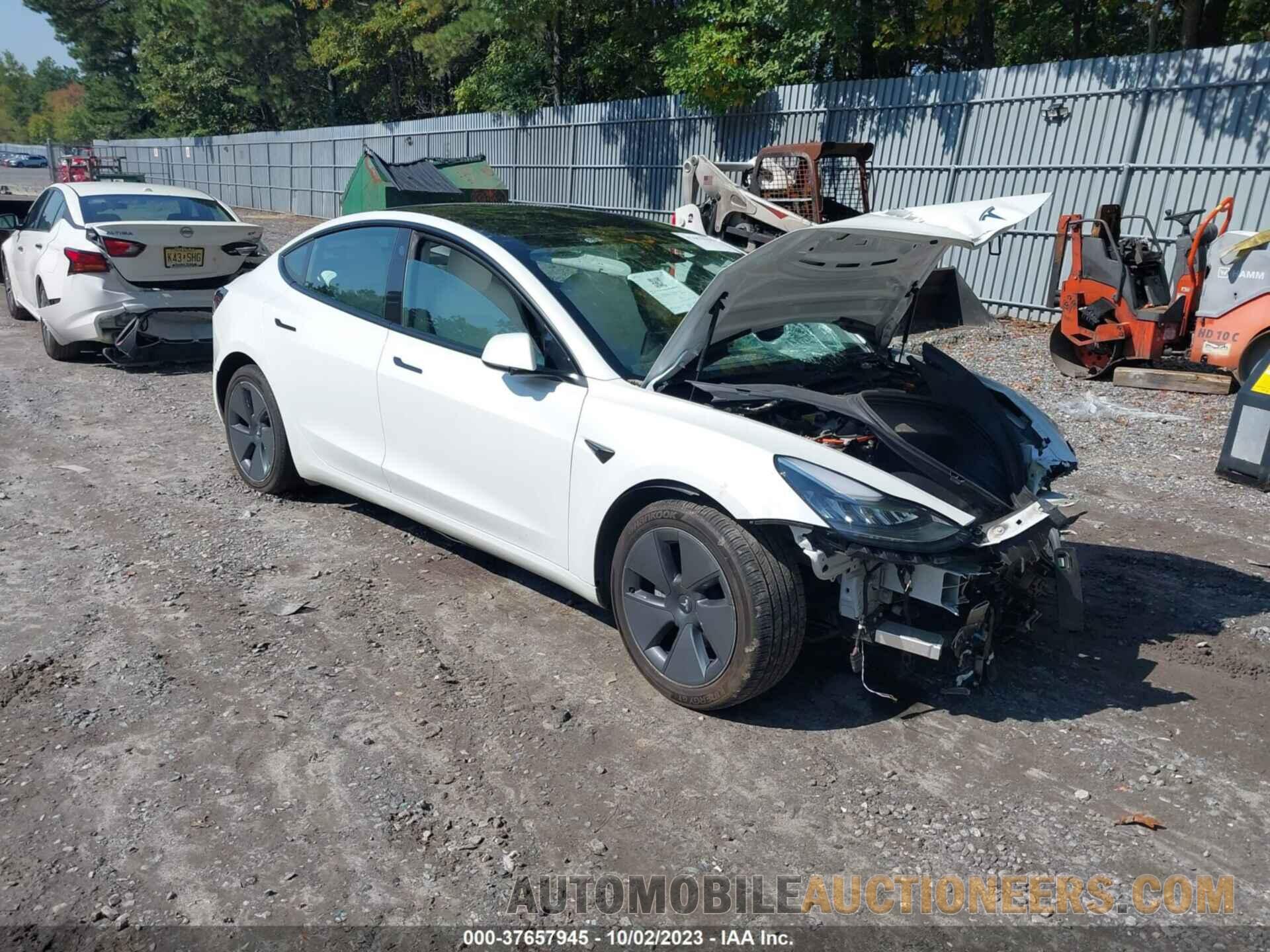 5YJ3E1EBXNF241796 TESLA MODEL 3 2022