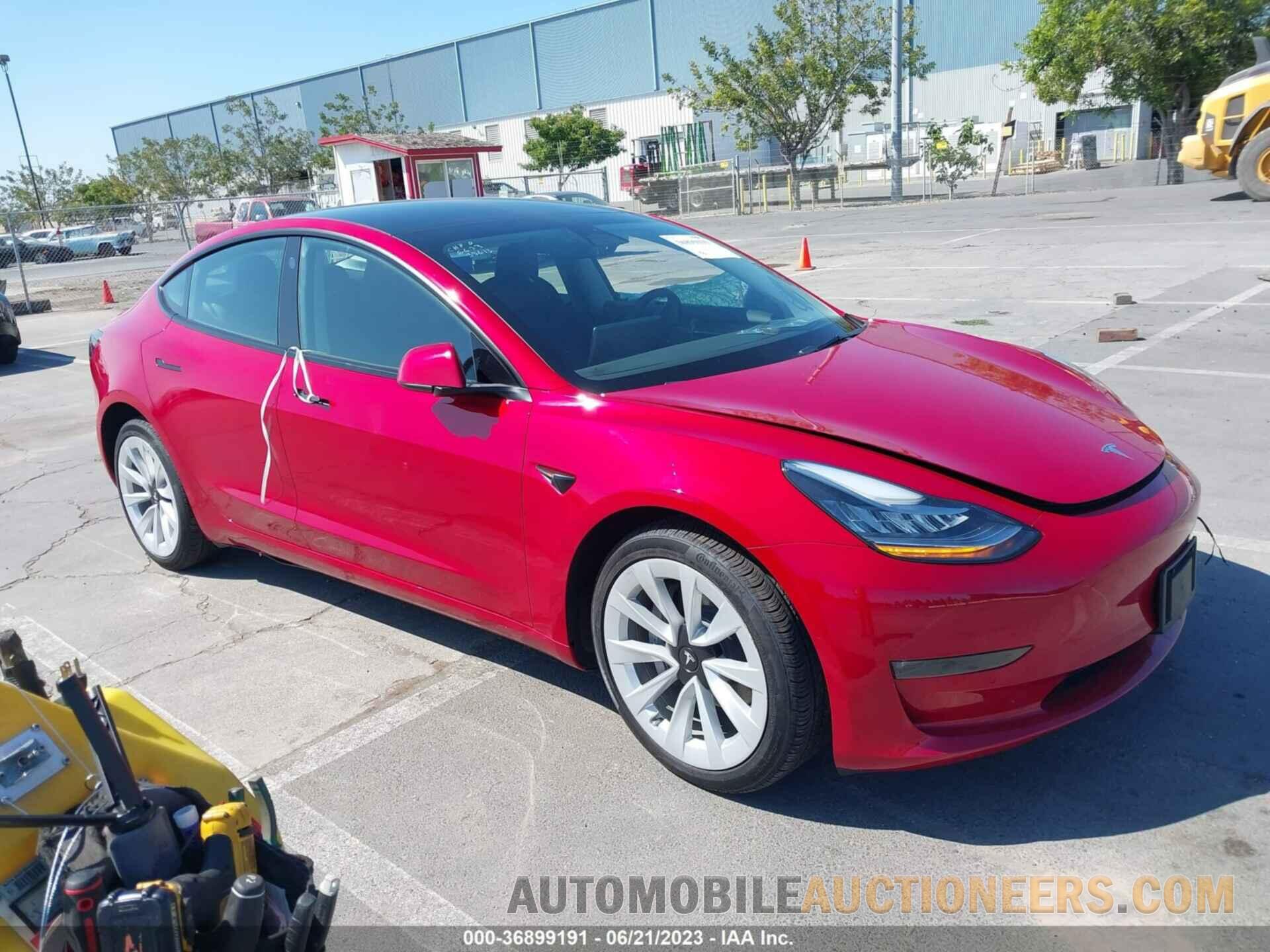 5YJ3E1EBXNF243449 TESLA MODEL 3 2022