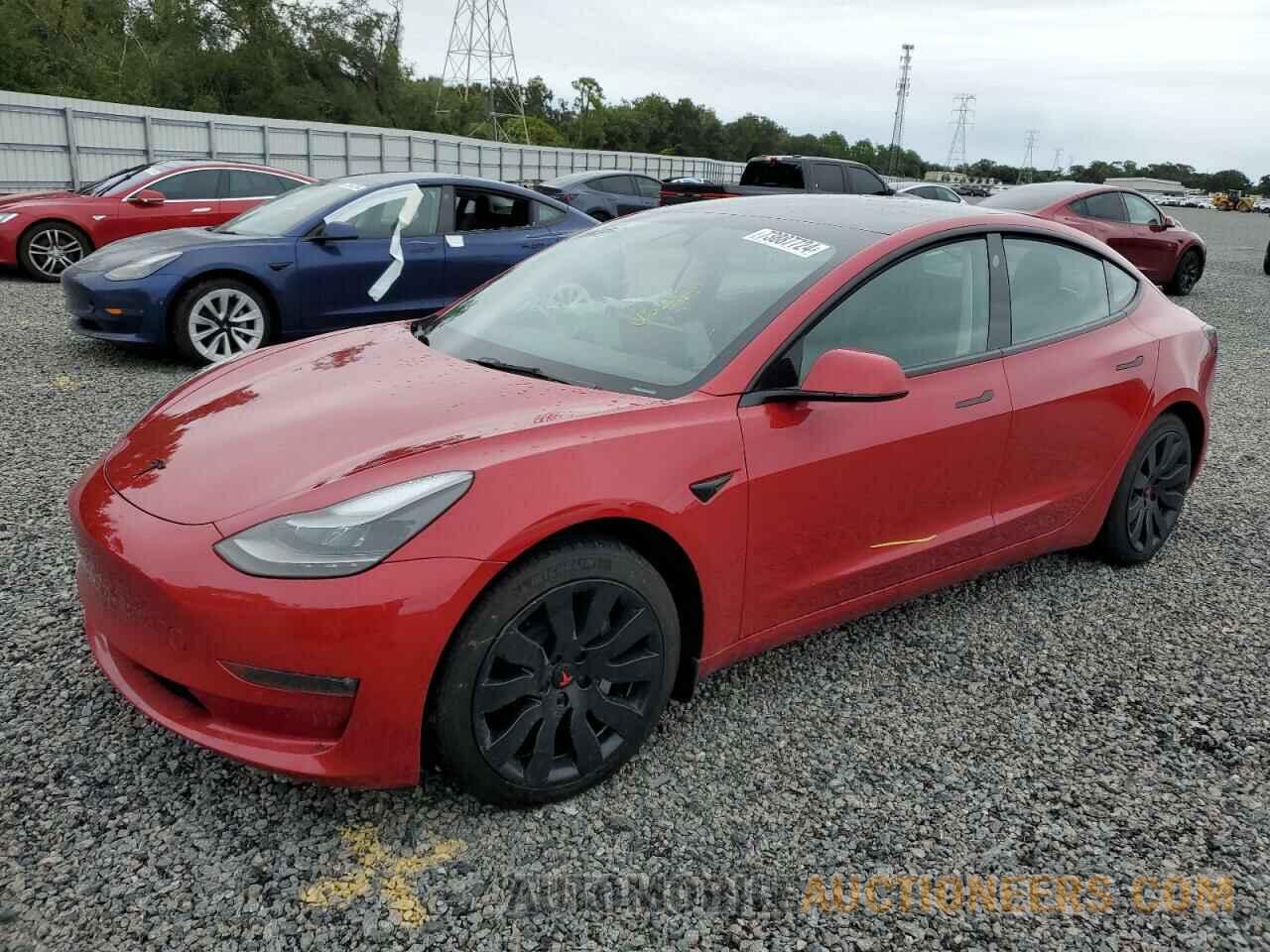 5YJ3E1EBXNF249106 TESLA MODEL 3 2022