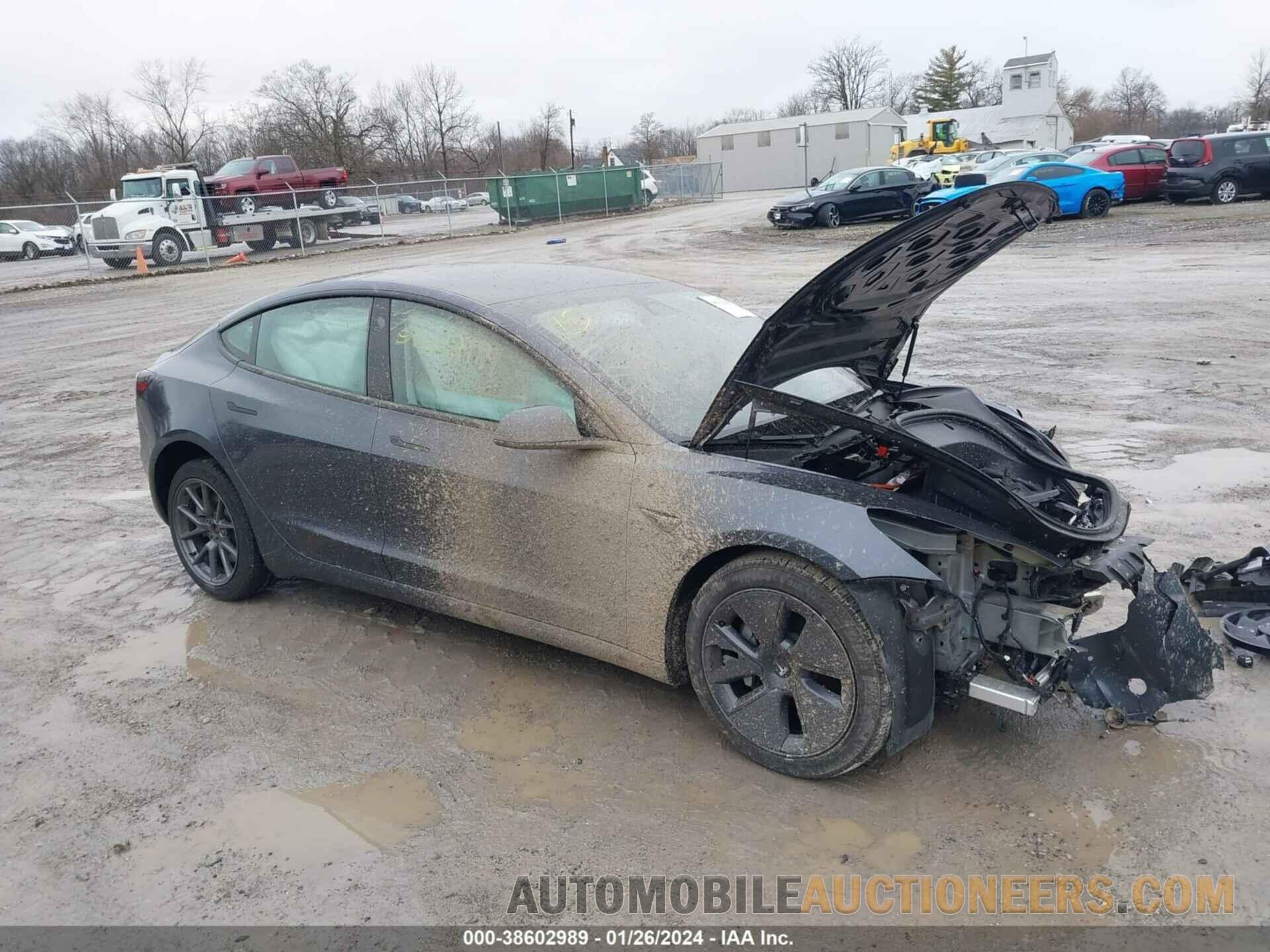 5YJ3E1EBXNF257836 TESLA MODEL 3 2022