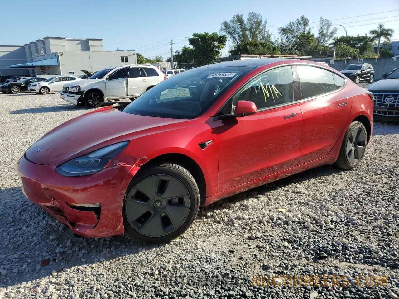 5YJ3E1EBXNF267069 TESLA MODEL 3 2022